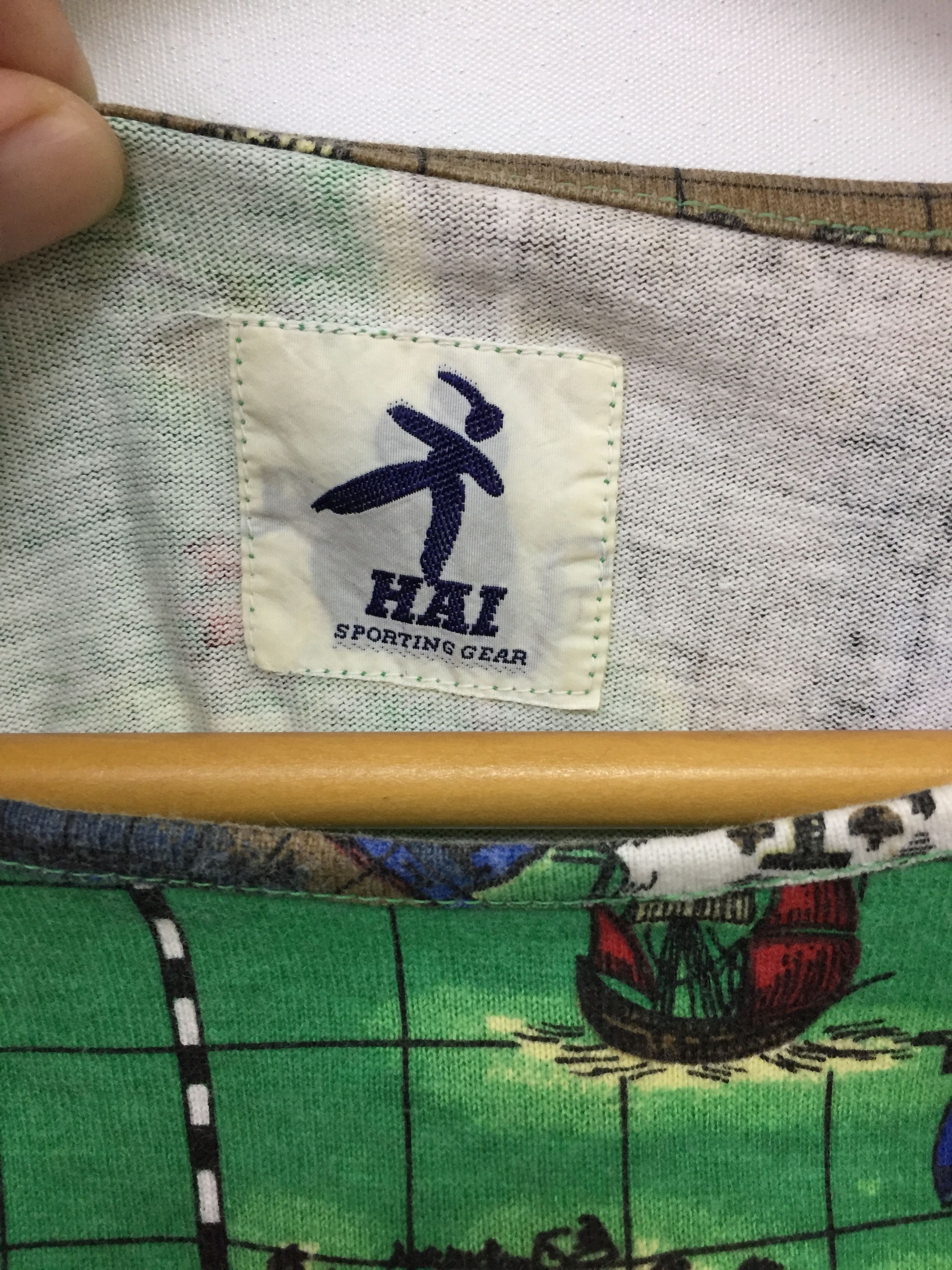 Hai Sporting Gear × Issey Miyake 60's pirate world map tee Issey Miyake Size US M / EU 48-50 / 2 - 11 Thumbnail