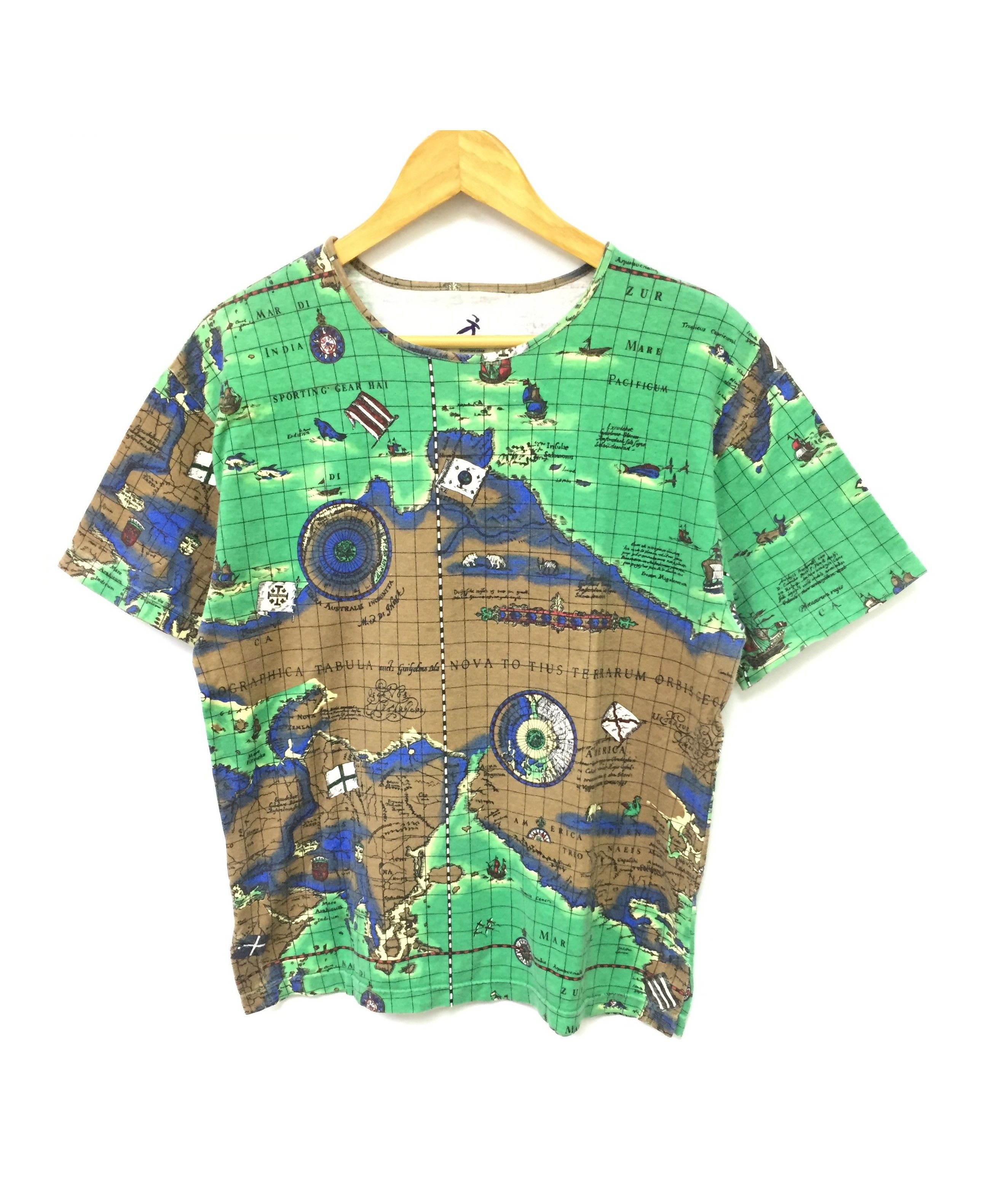 Hai Sporting Gear × Issey Miyake 60's pirate world map tee Issey Miyake Size US M / EU 48-50 / 2 - 1 Thumbnail