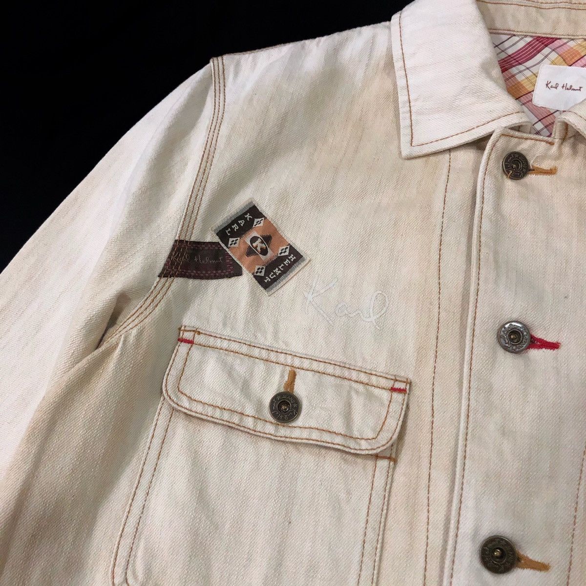 Karl Helmut Karl helmut patches denim chore jacket Size US M / EU 48-50 / 2 - 6 Thumbnail