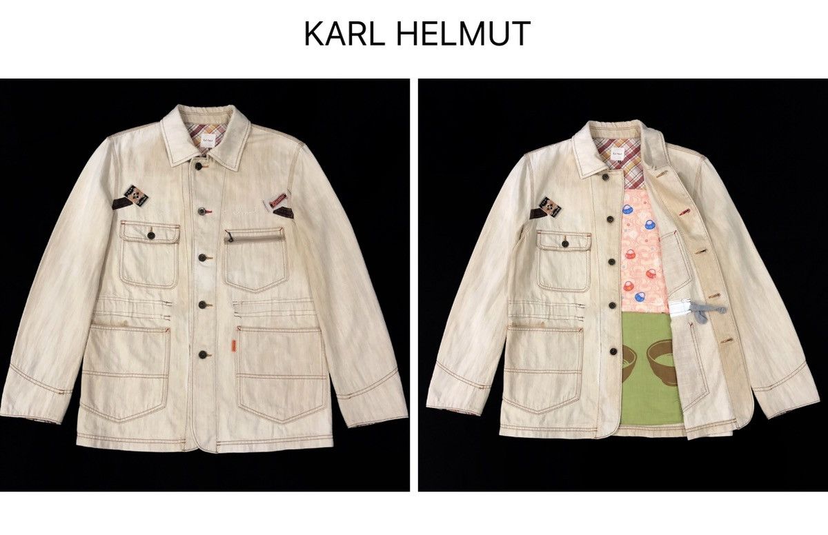 Karl Helmut Karl helmut patches denim chore jacket Size US M / EU 48-50 / 2 - 2 Thumbnail