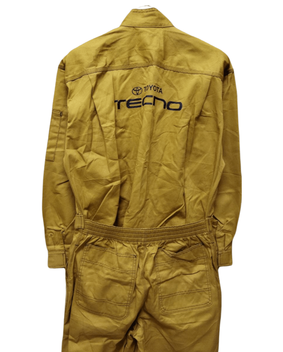 Japanese Brand Vintage Toyota Tecno Overalls Size US 33 - 3 Thumbnail