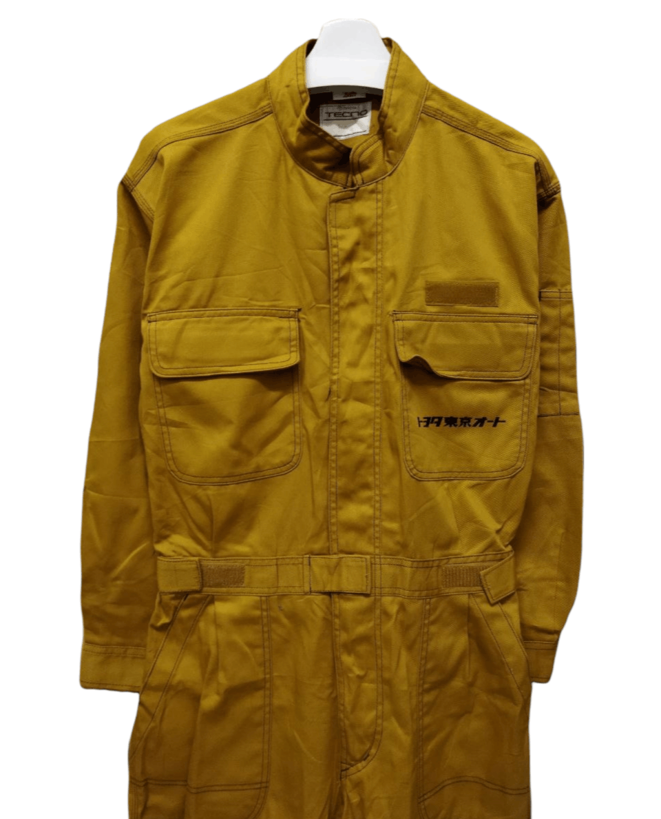 Japanese Brand Vintage Toyota Tecno Overalls Size US 33 - 5 Thumbnail