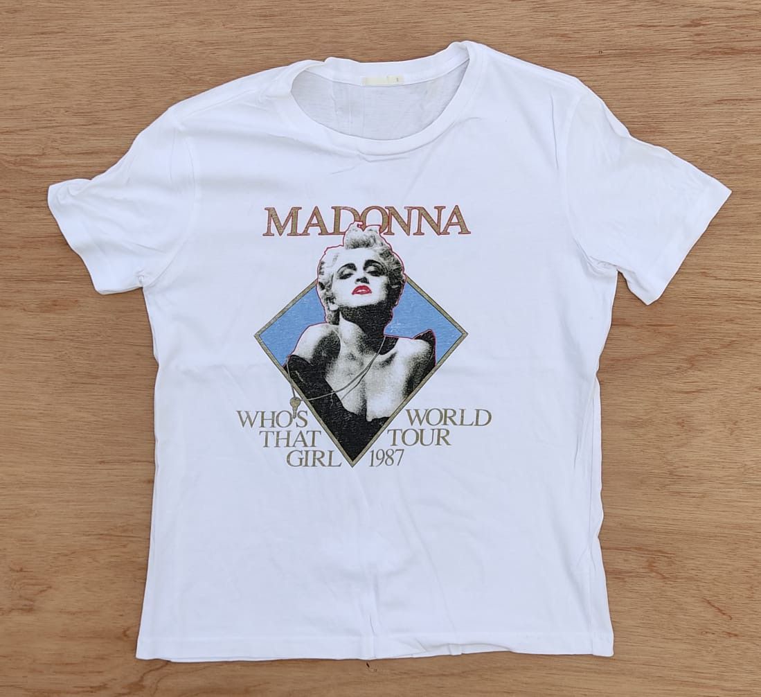 Band Tees × Vintage vintage tee D - 16 Madonna Size US S / EU 44-46 / 1 - 1 Thumbnail