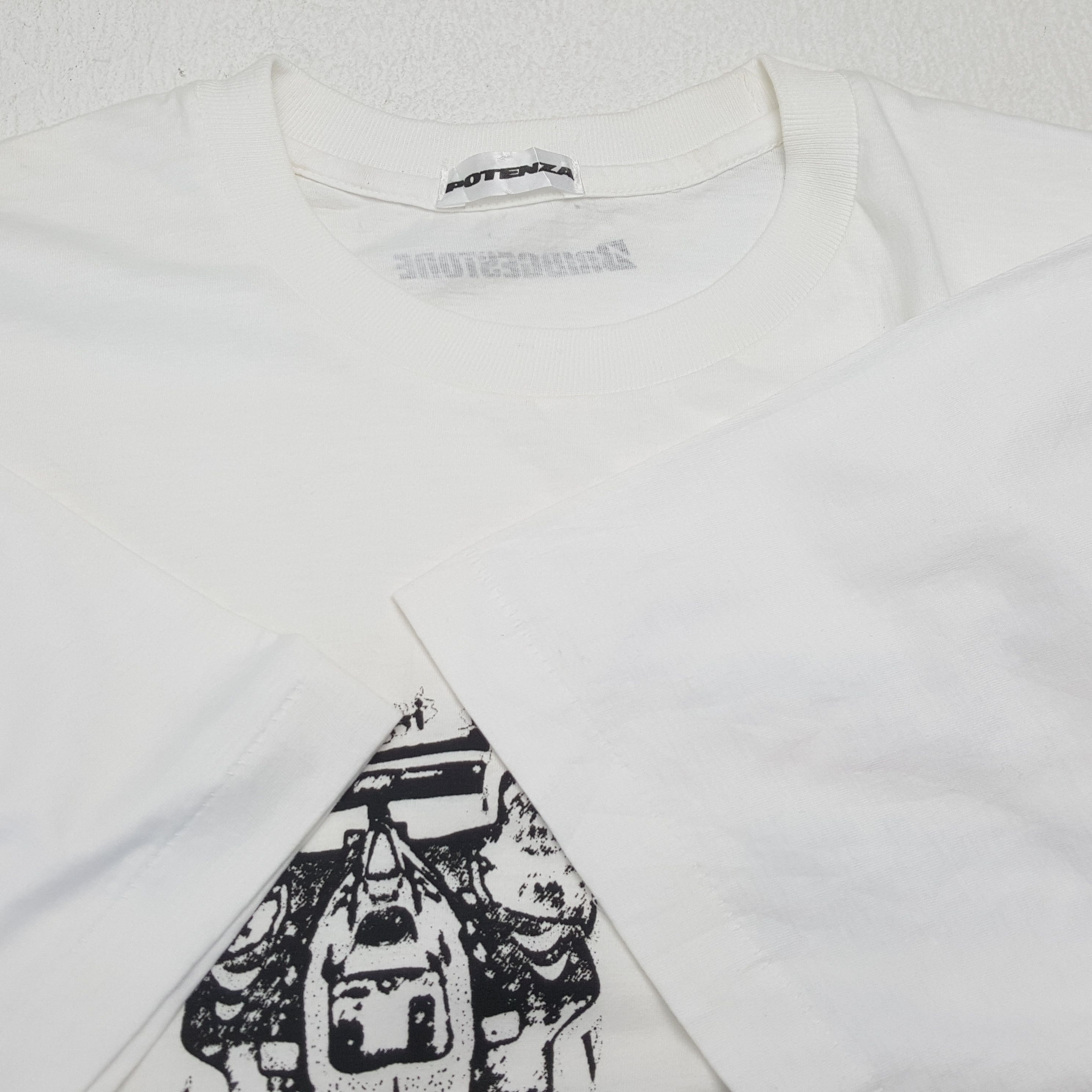 Benetton × Vintage POTENZA FORMULA 1 Racing Bridgestone Vintage Tshirt Size US L / EU 52-54 / 3 - 6 Thumbnail