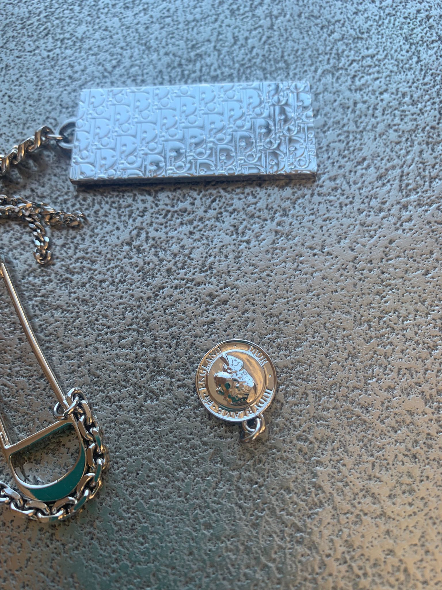 Dior MCJ Fashion Jewel in Palladium White Metal Size ONE SIZE - 13 Thumbnail