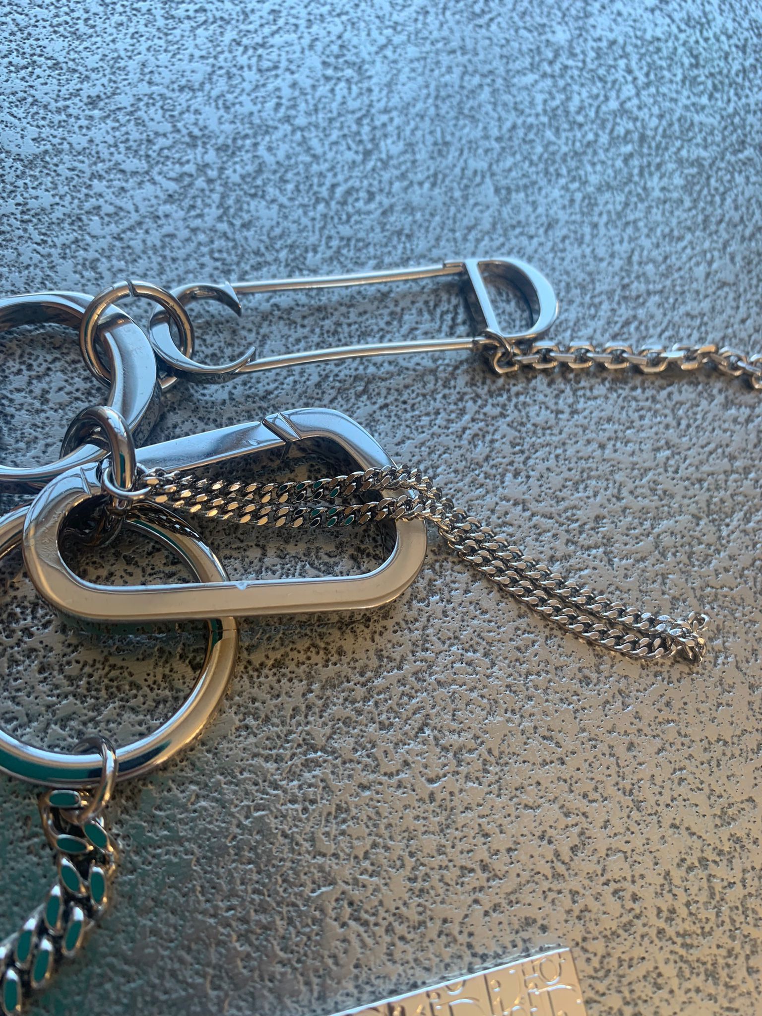 Dior MCJ Fashion Jewel in Palladium White Metal Size ONE SIZE - 6 Thumbnail