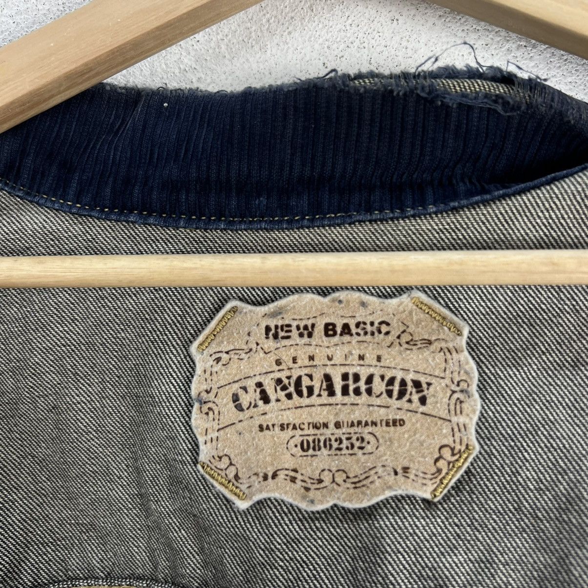 Japanese Brand VINTAGE GENUINE CANGARCON DENIM JACKET BIKER WEAR Size US L / EU 52-54 / 3 - 17 Thumbnail