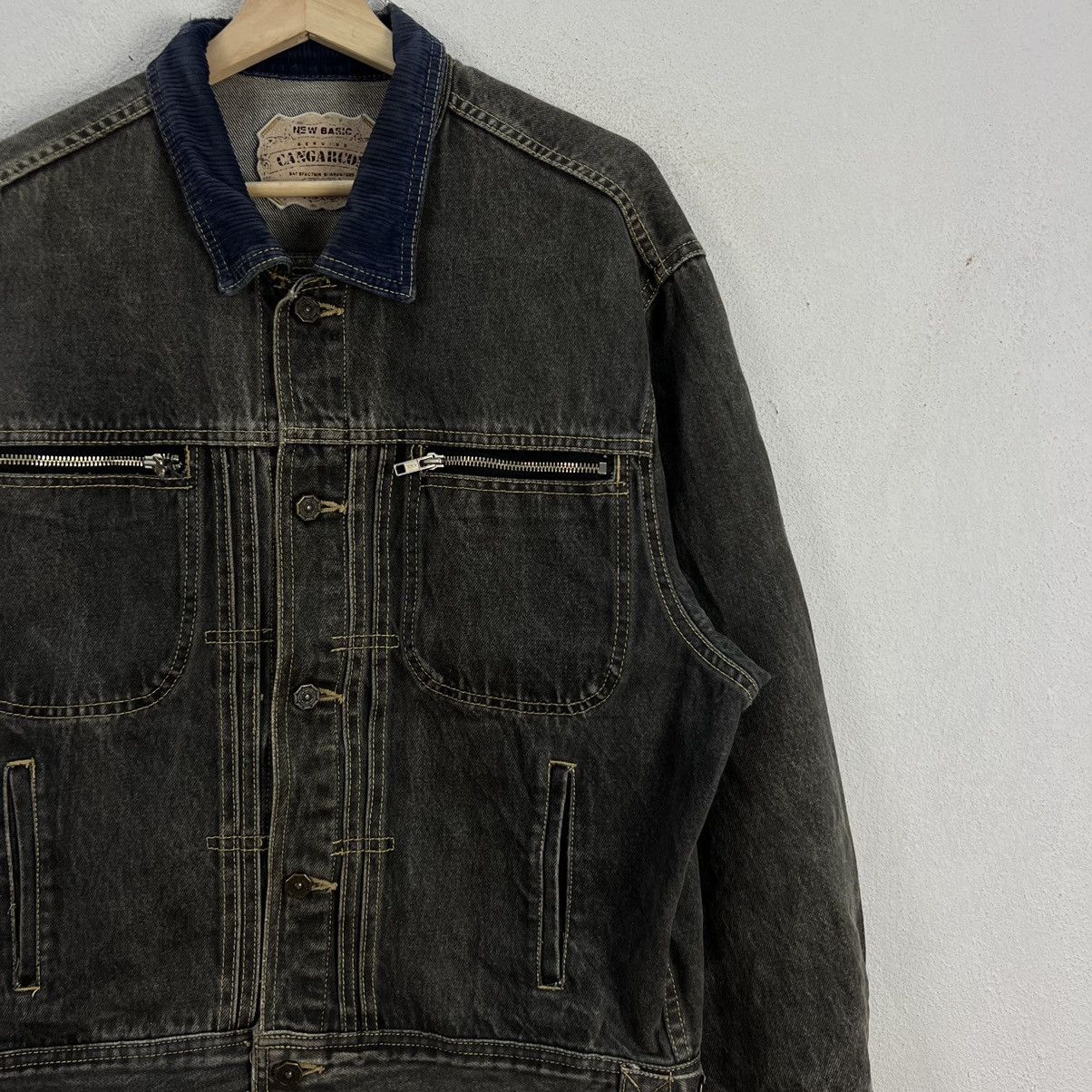 Japanese Brand VINTAGE GENUINE CANGARCON DENIM JACKET BIKER WEAR Size US L / EU 52-54 / 3 - 5 Thumbnail