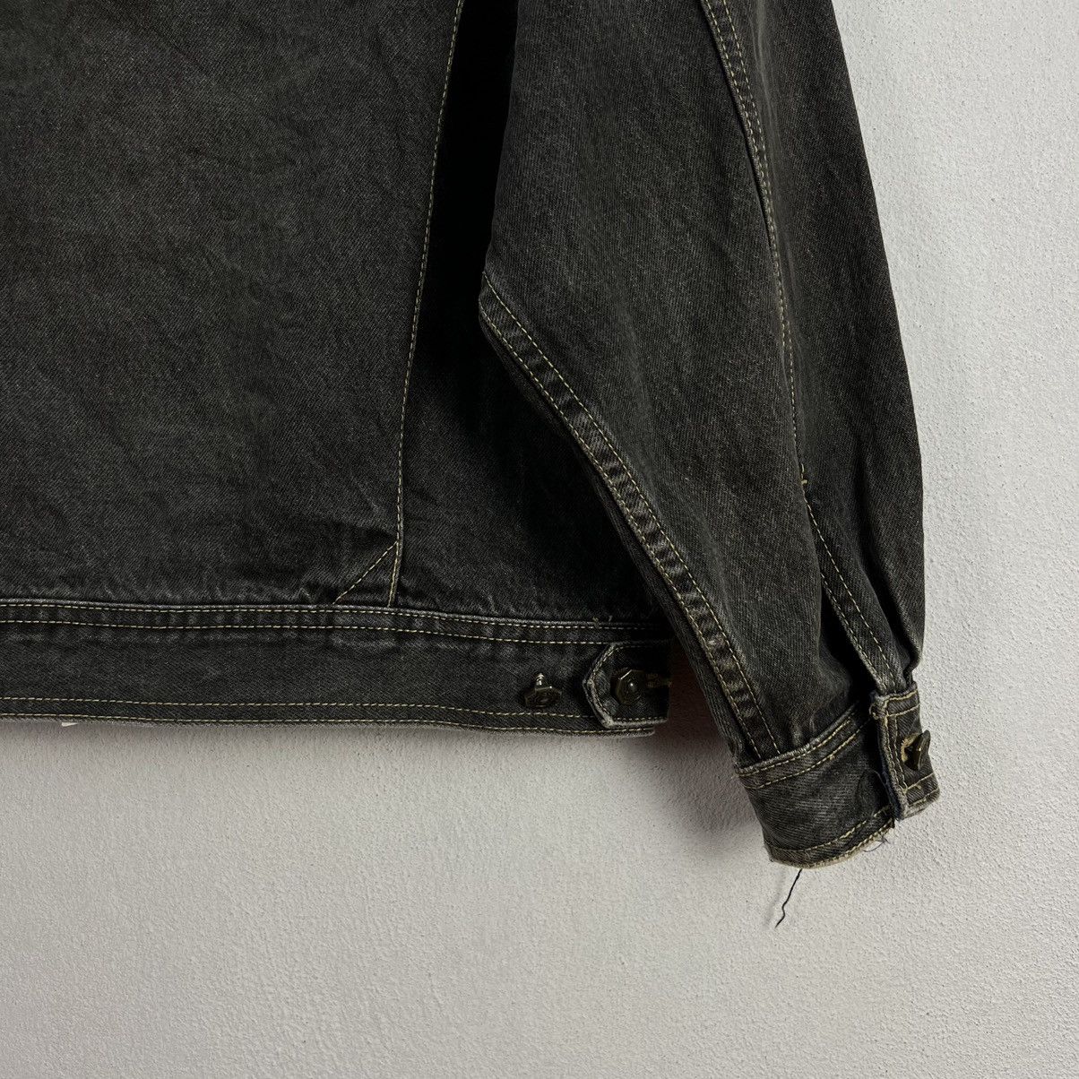 Japanese Brand VINTAGE GENUINE CANGARCON DENIM JACKET BIKER WEAR Size US L / EU 52-54 / 3 - 11 Thumbnail
