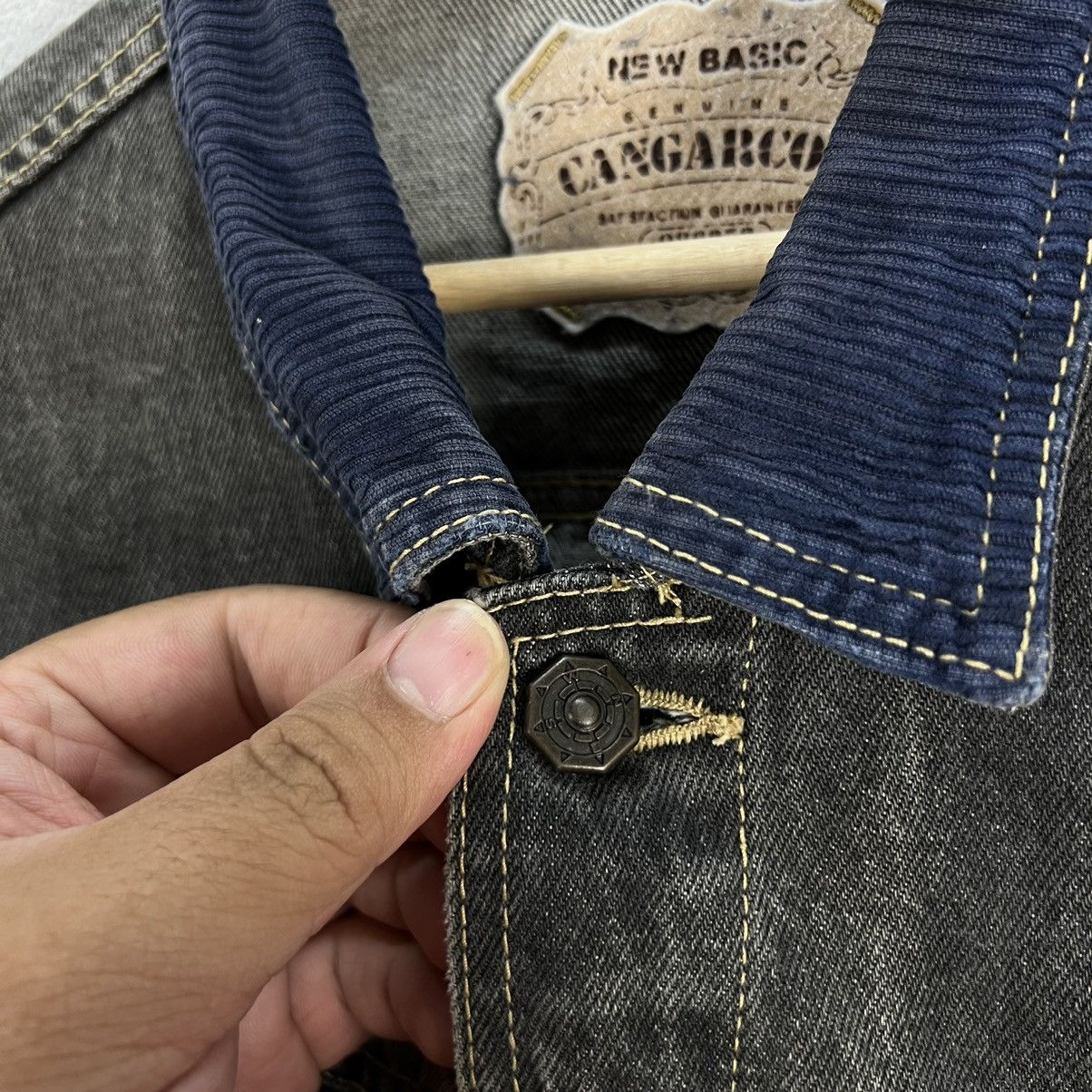 Japanese Brand VINTAGE GENUINE CANGARCON DENIM JACKET BIKER WEAR Size US L / EU 52-54 / 3 - 8 Thumbnail