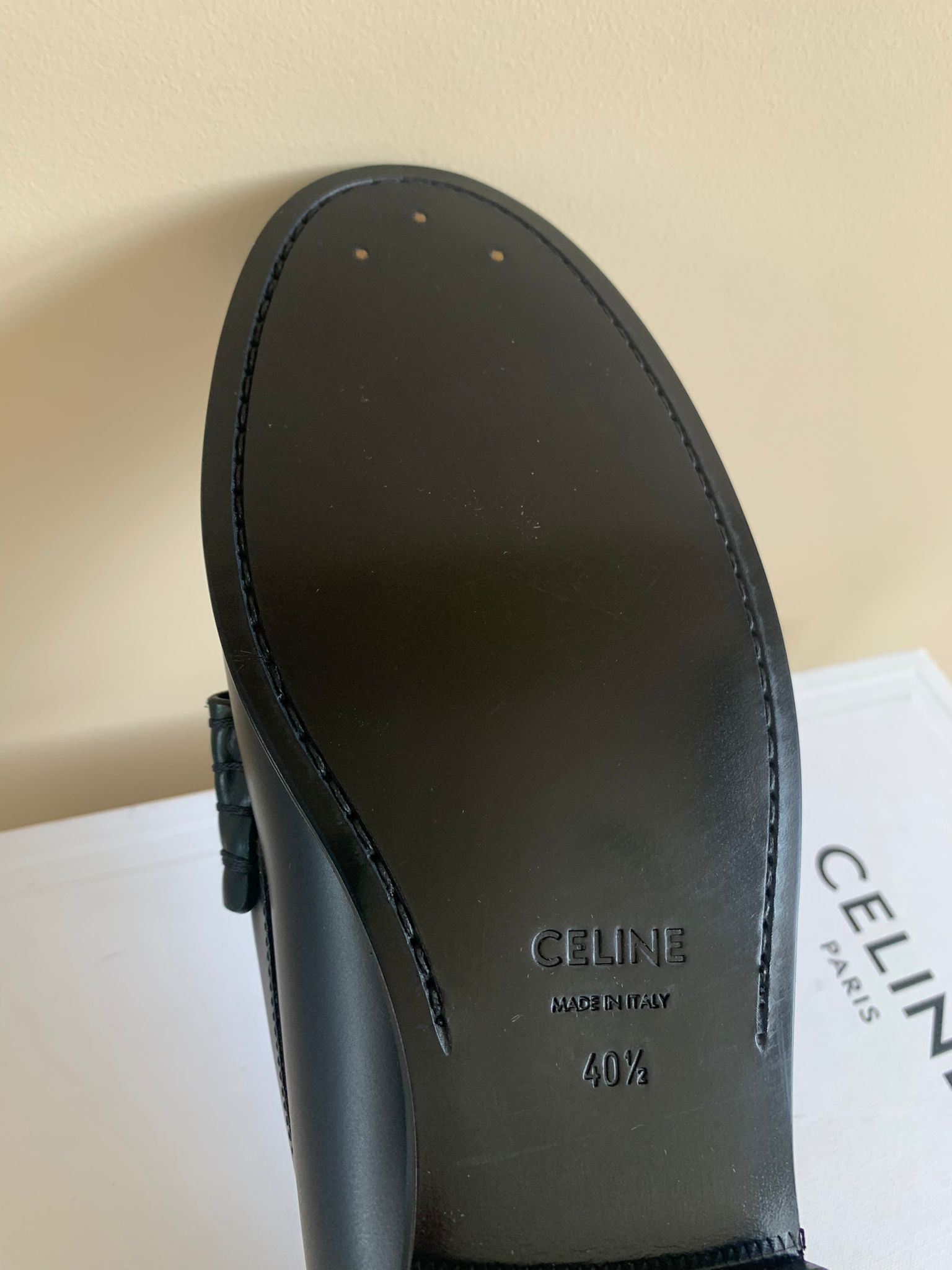 Celine Luco Polished Moccasin Boots Size US 7.5 / EU 40-41 - 7 Thumbnail