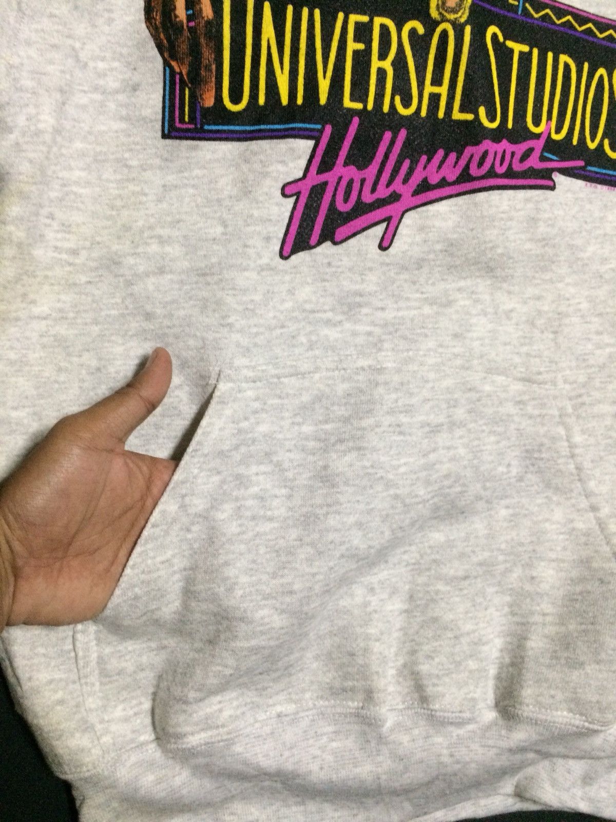 Vintage Vintage 80s Movie ET Marquee Hoodie Sweatshirt Deadstock‼️ Size US S / EU 44-46 / 1 - 8 Thumbnail