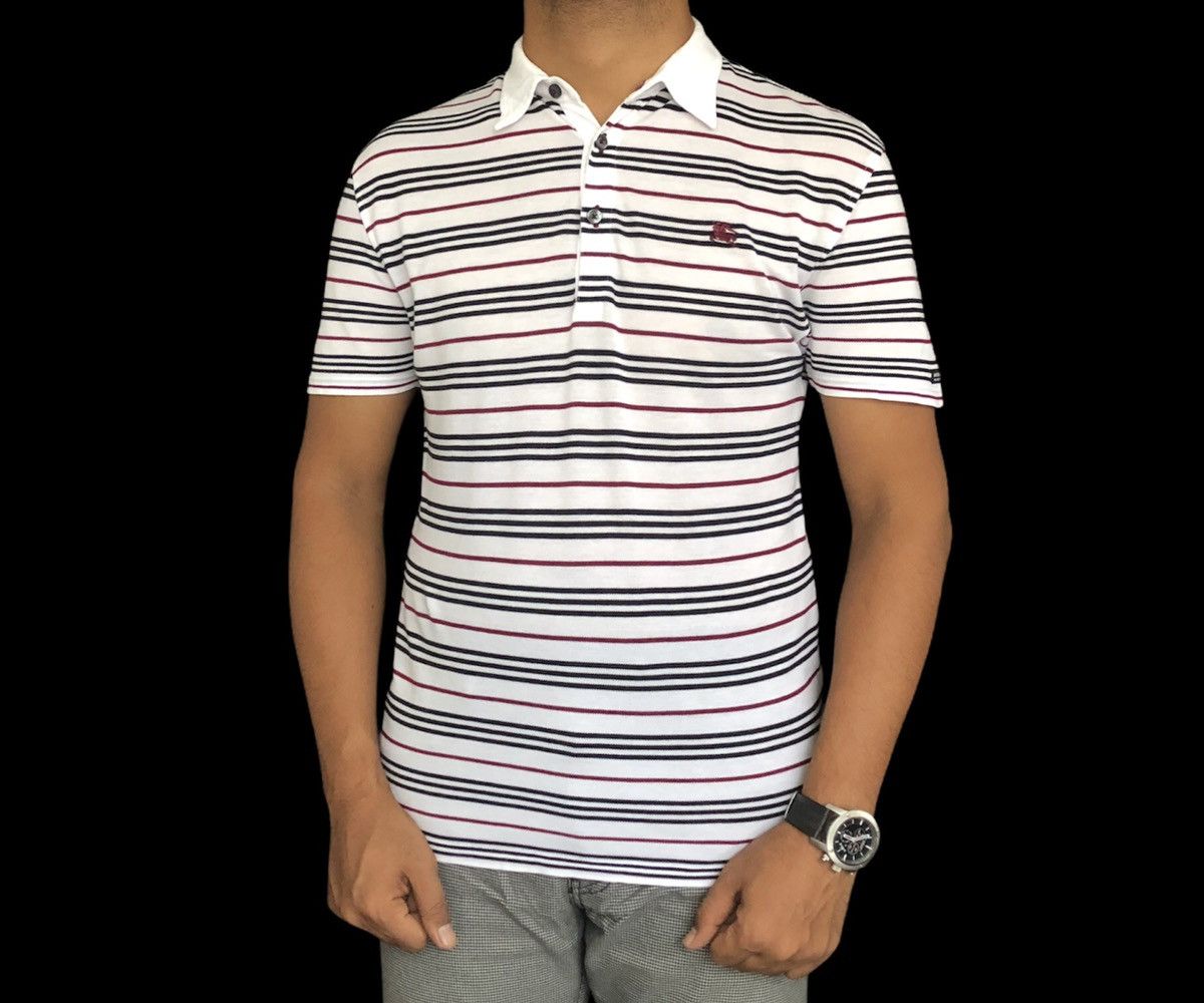 Burberry Burberry Black Label Striped Polo T-shirt Size US M / EU 48-50 / 2 - 2 Thumbnail