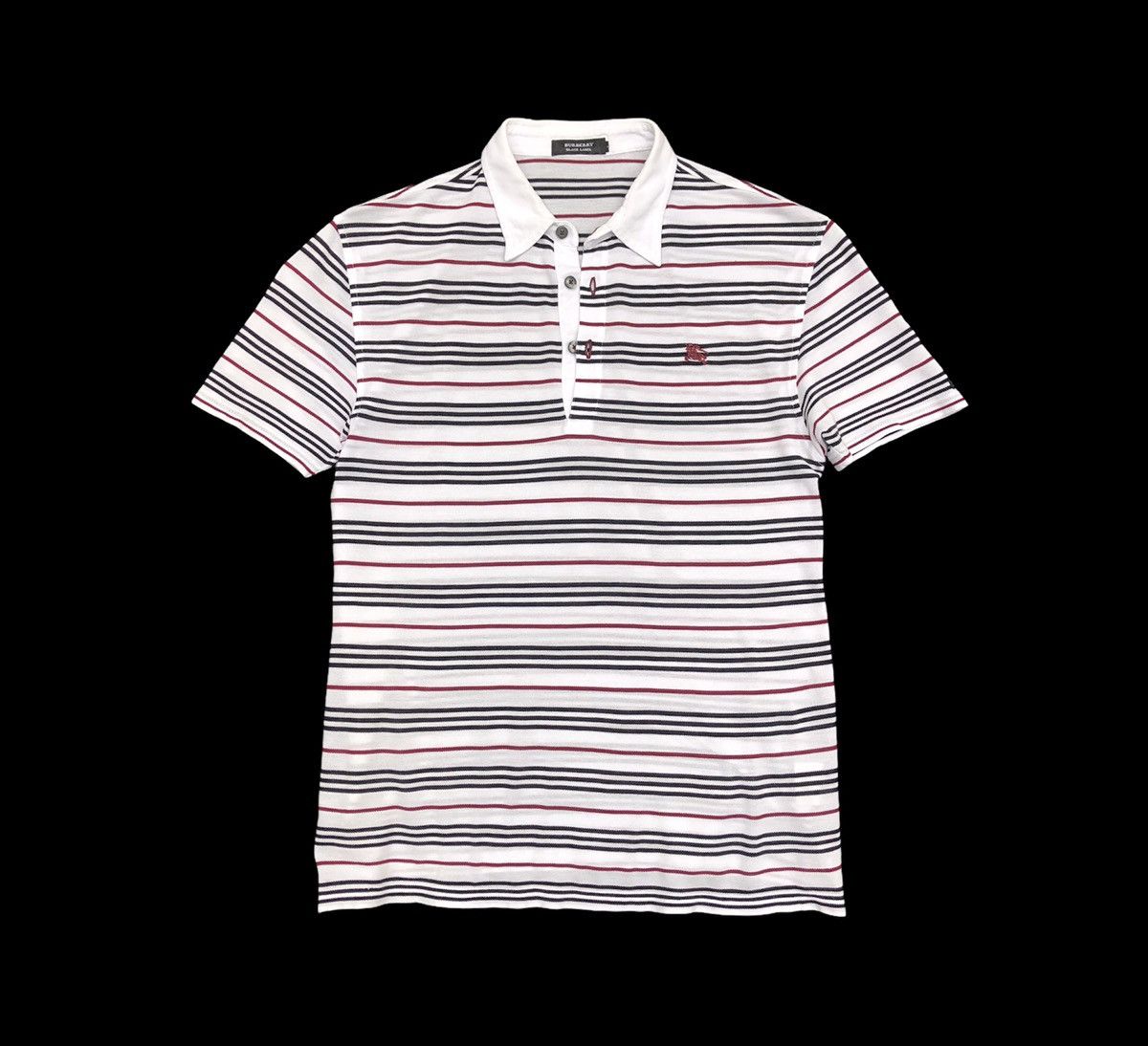 Burberry Burberry Black Label Striped Polo T-shirt Size US M / EU 48-50 / 2 - 14 Thumbnail
