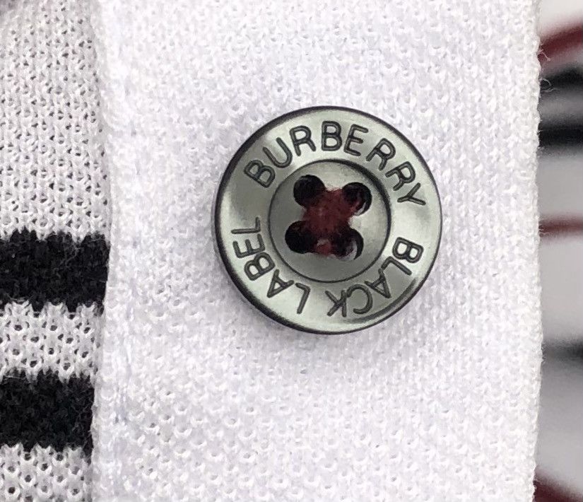 Burberry Burberry Black Label Striped Polo T-shirt Size US M / EU 48-50 / 2 - 13 Thumbnail