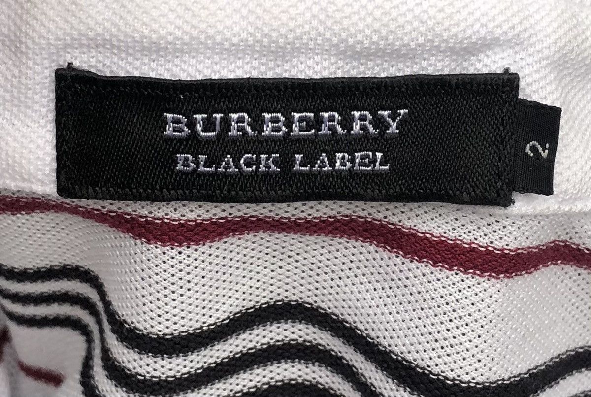 Burberry Burberry Black Label Striped Polo T-shirt Size US M / EU 48-50 / 2 - 15 Thumbnail