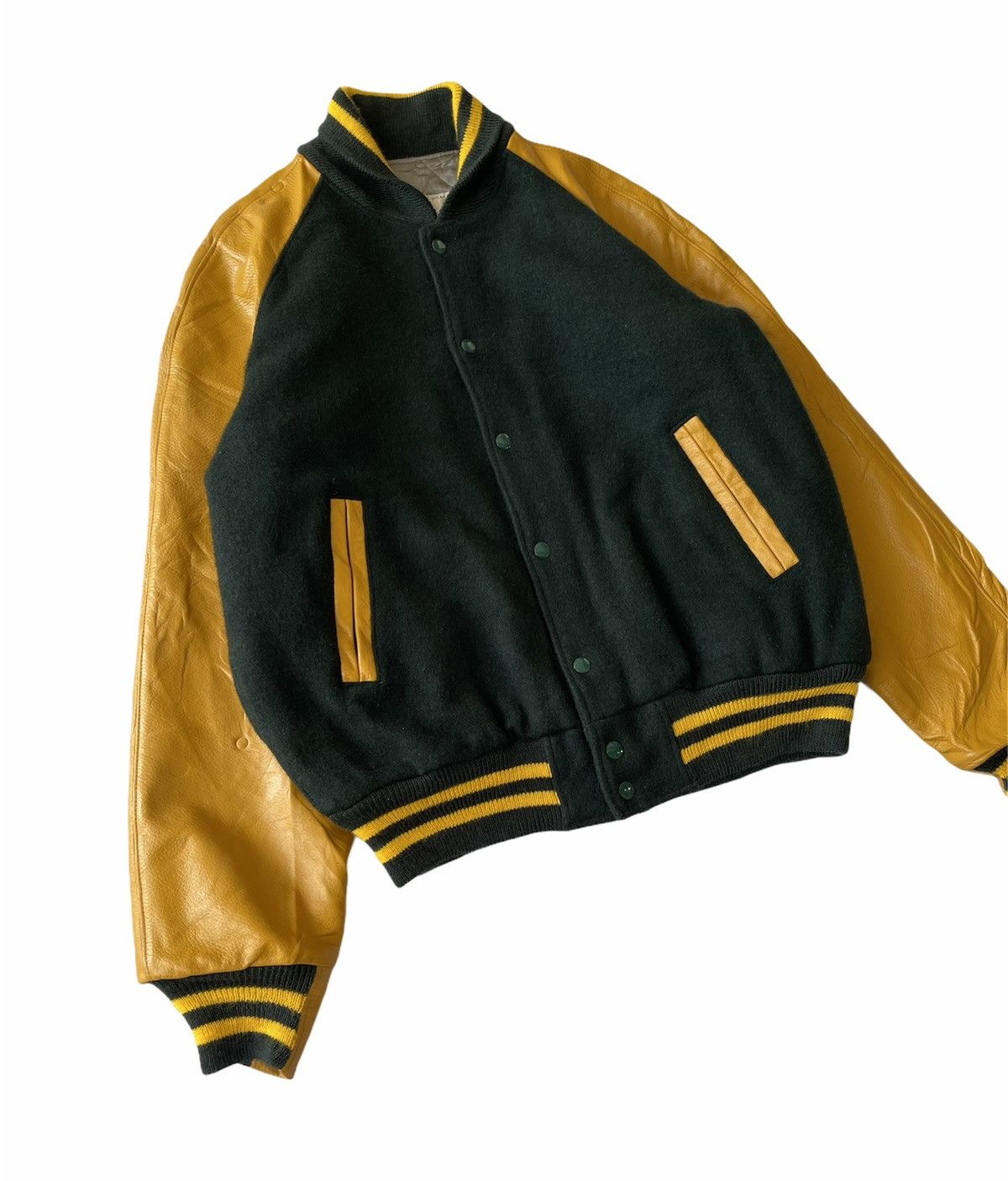 Vintage VINTAGE 80s GOLDEN BEAR VARSITY JACKET Size US L / EU 52-54 / 3 - 2 Thumbnail