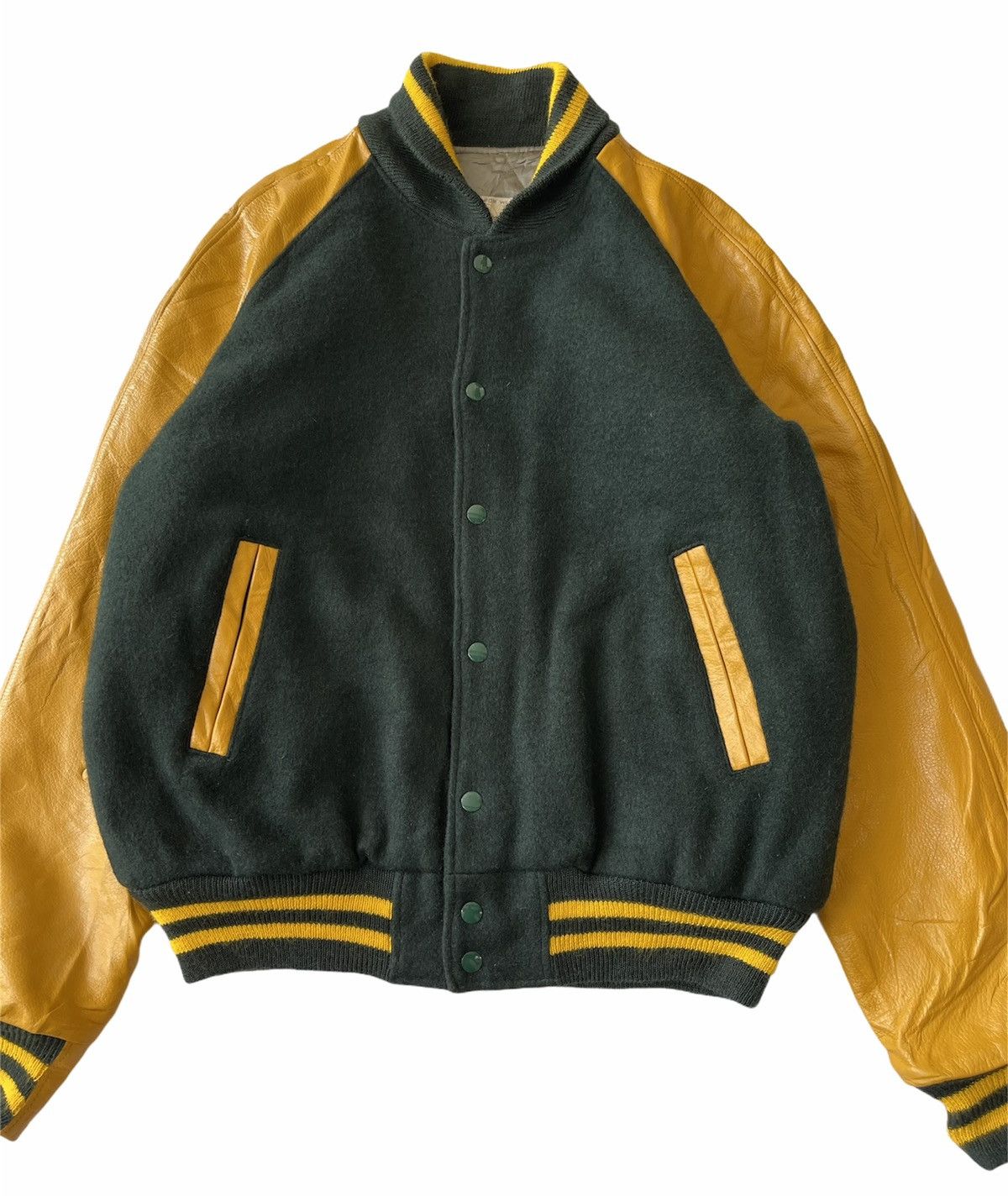 Vintage VINTAGE 80s GOLDEN BEAR VARSITY JACKET Size US L / EU 52-54 / 3 - 4 Thumbnail