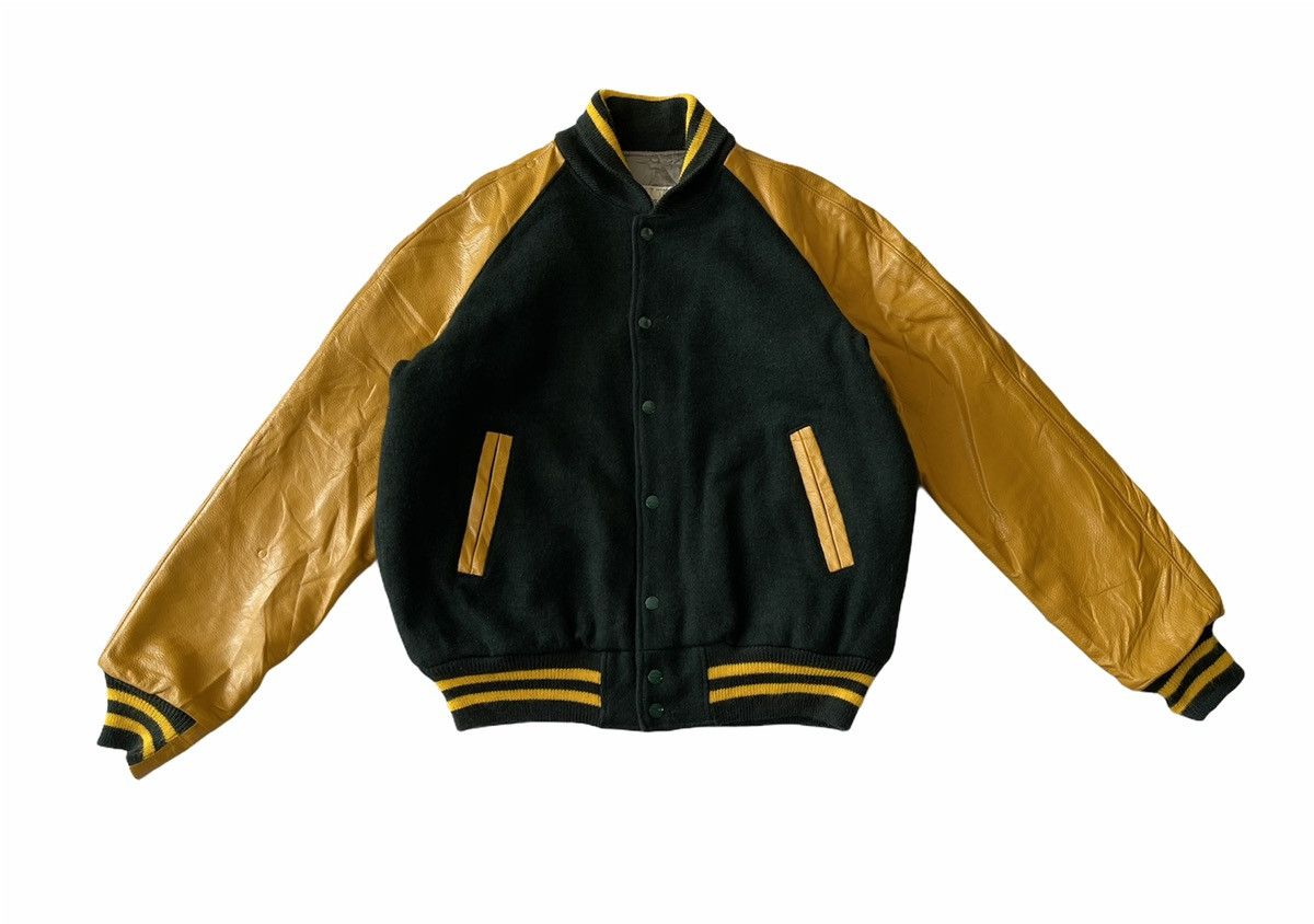 Vintage VINTAGE 80s GOLDEN BEAR VARSITY JACKET Size US L / EU 52-54 / 3 - 5 Thumbnail