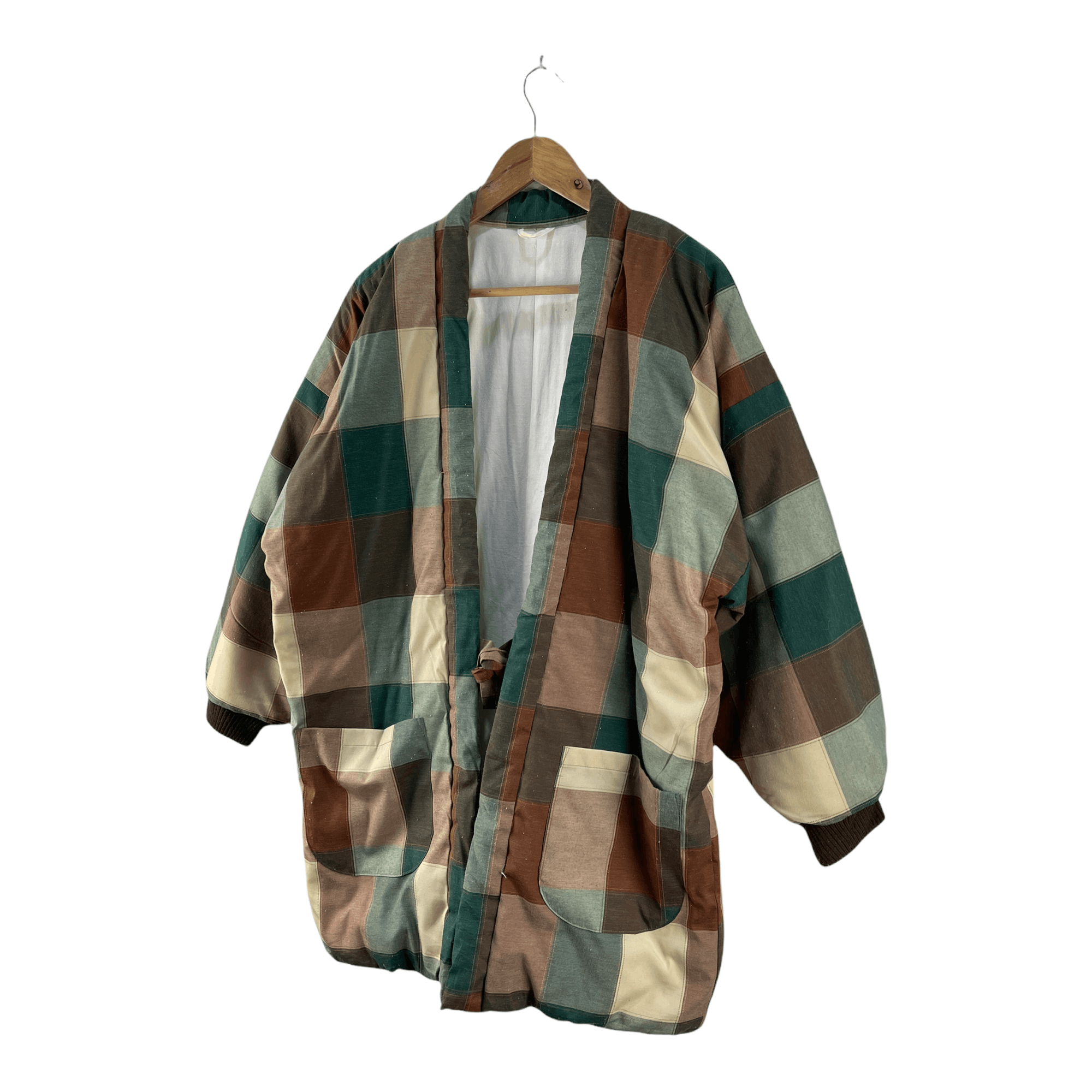 Japanese Brand Vintage Kimono Patchwork multicolour japanase style Size US L / EU 52-54 / 3 - 5 Thumbnail