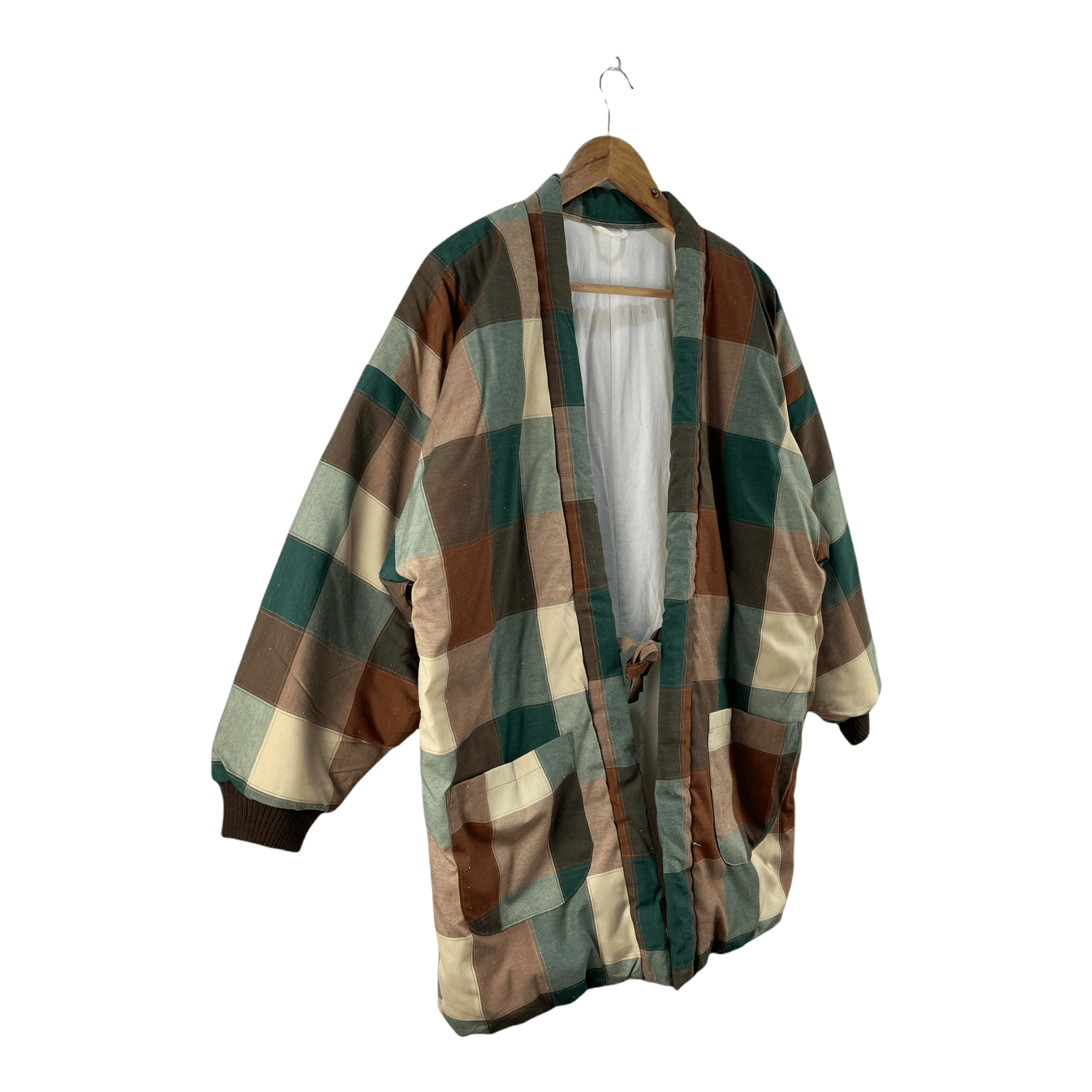 Japanese Brand Vintage Kimono Patchwork multicolour japanase style Size US L / EU 52-54 / 3 - 4 Thumbnail