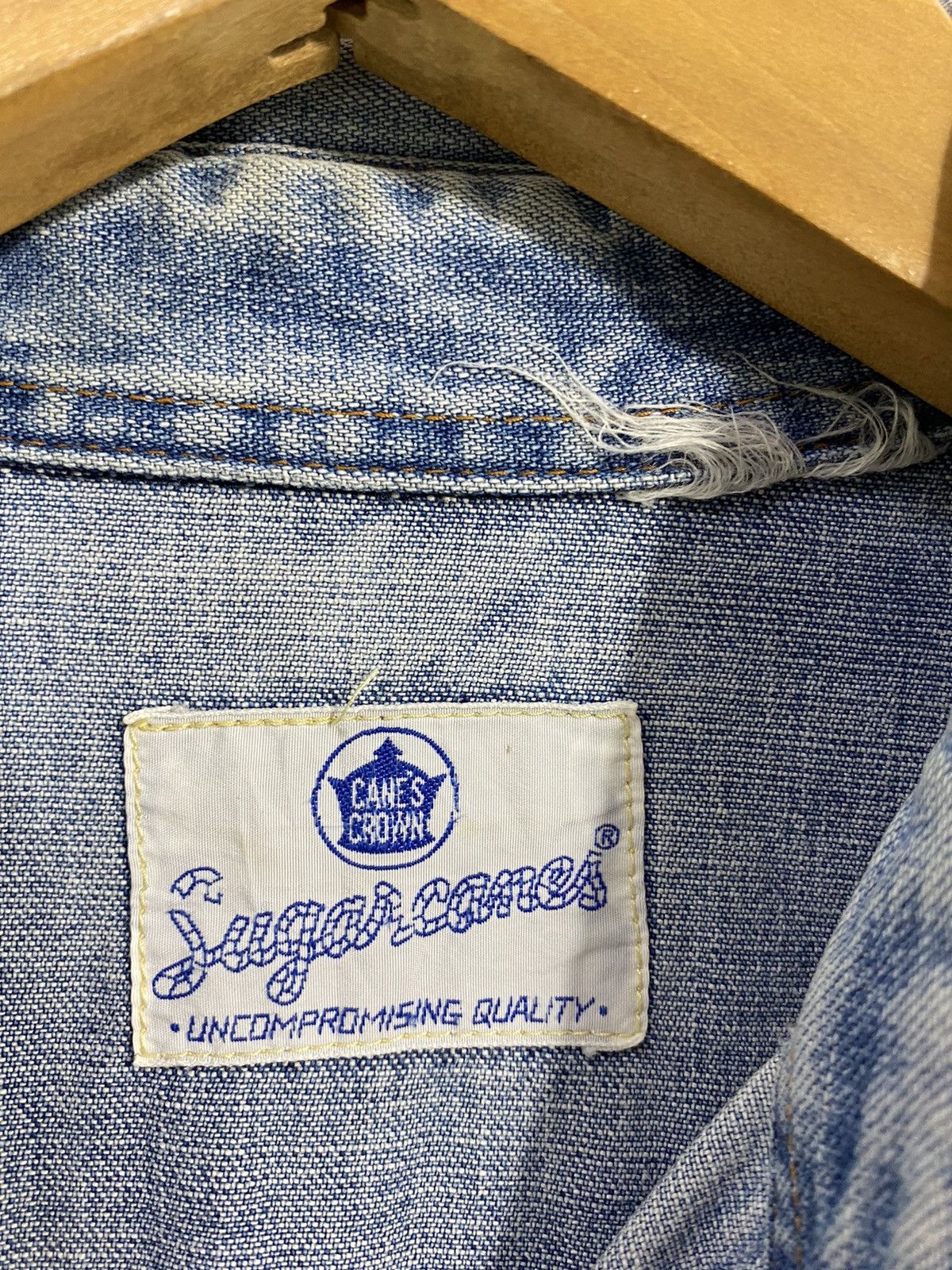Sugar Cane Vintage Sugar Cane Western Button Shirt Denim Design Size US L / EU 52-54 / 3 - 3 Thumbnail