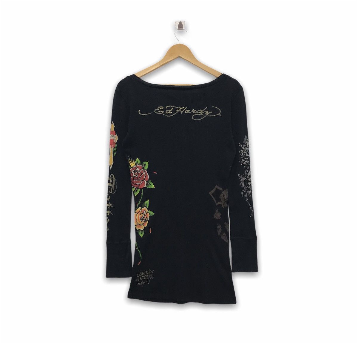 Christian Audigier × Ed Hardy Rare!! ED HARDY By Christian Audigier Long Sleeve Tee Size US S / EU 44-46 / 1 - 14 Thumbnail