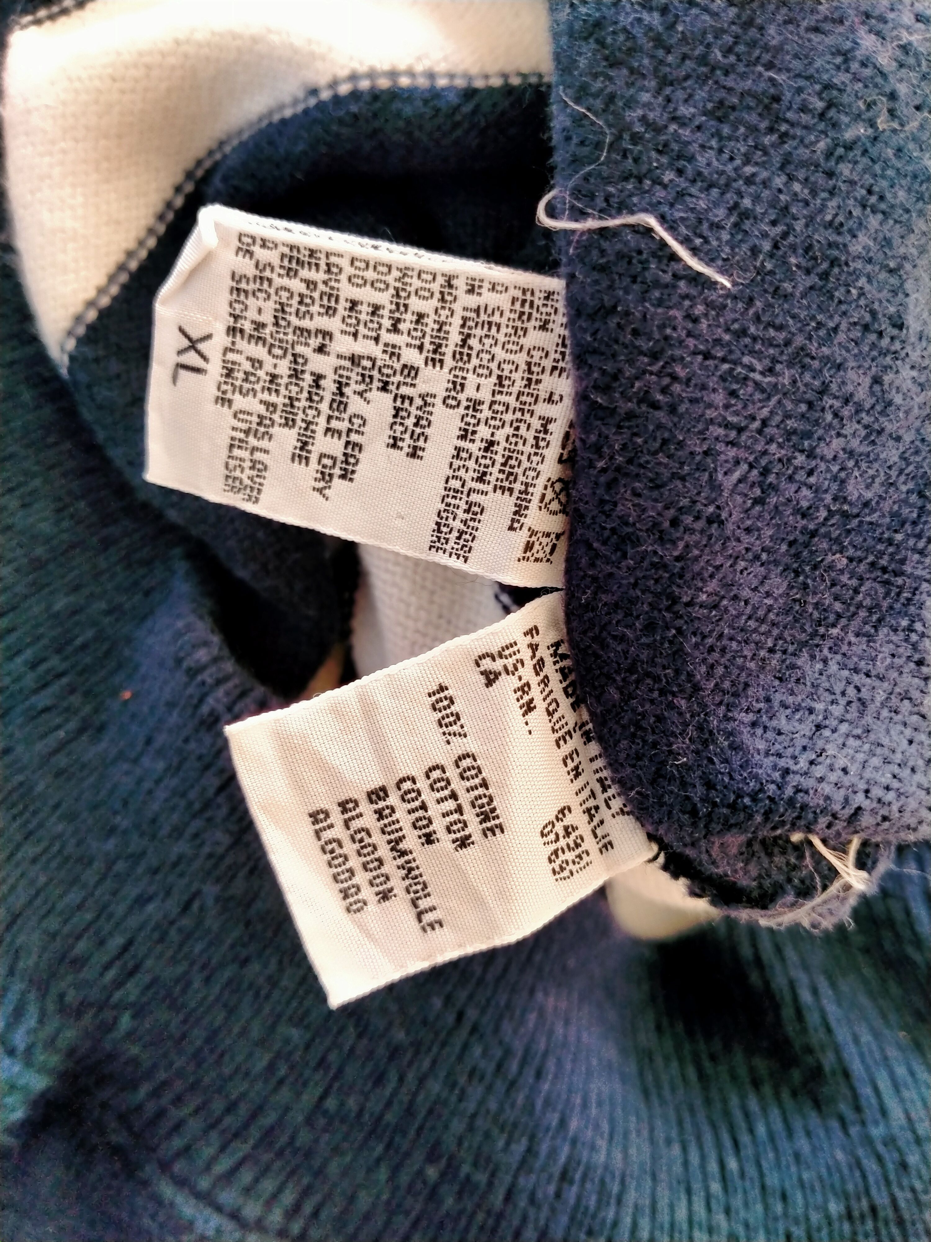 Homespun Knitwear × United Colors Of Benetton United Colour Of Benetton Spellout Woven Striped Size US XL / EU 56 / 4 - 5 Thumbnail