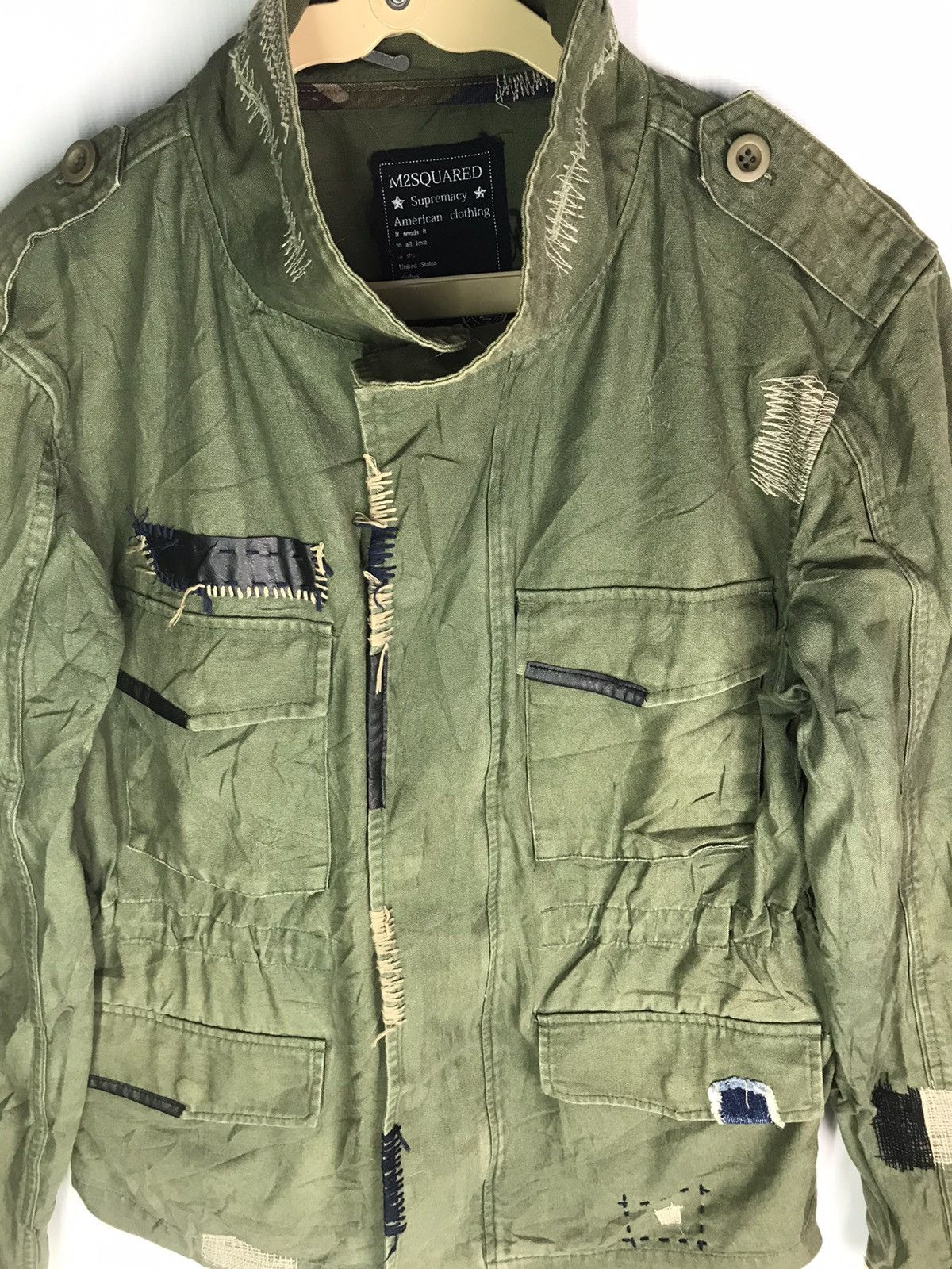 Japanese Brand Nice jacket zigzag and patchwork design by M2Squared Size US S / EU 44-46 / 1 - 5 Thumbnail