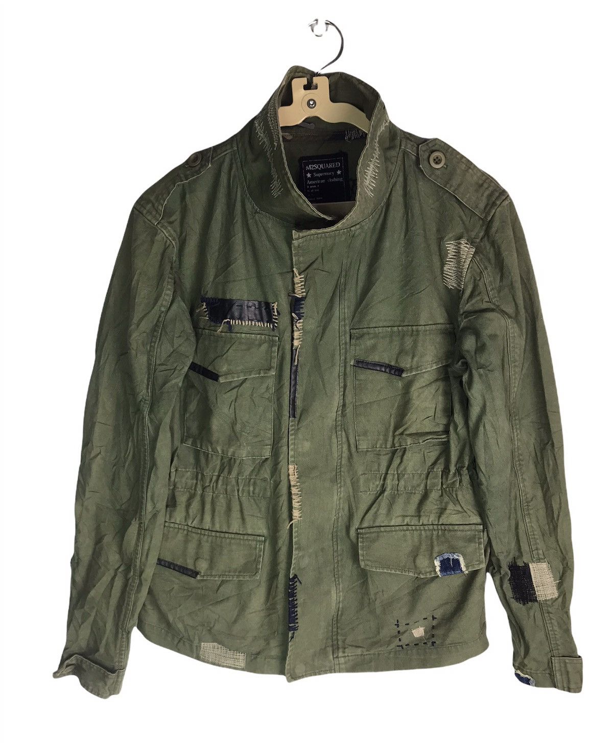 image of Nice Jacket Zigzag And Patchwork Design By M2Squared, Men's (Size Small)
