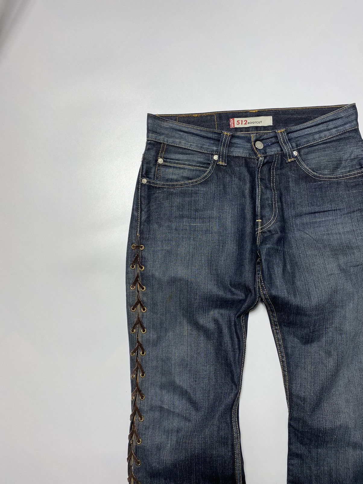 Levi's Vintage Levi's custom florals bandage flare jeans y2k Size US 30 / EU 46 - 7 Thumbnail