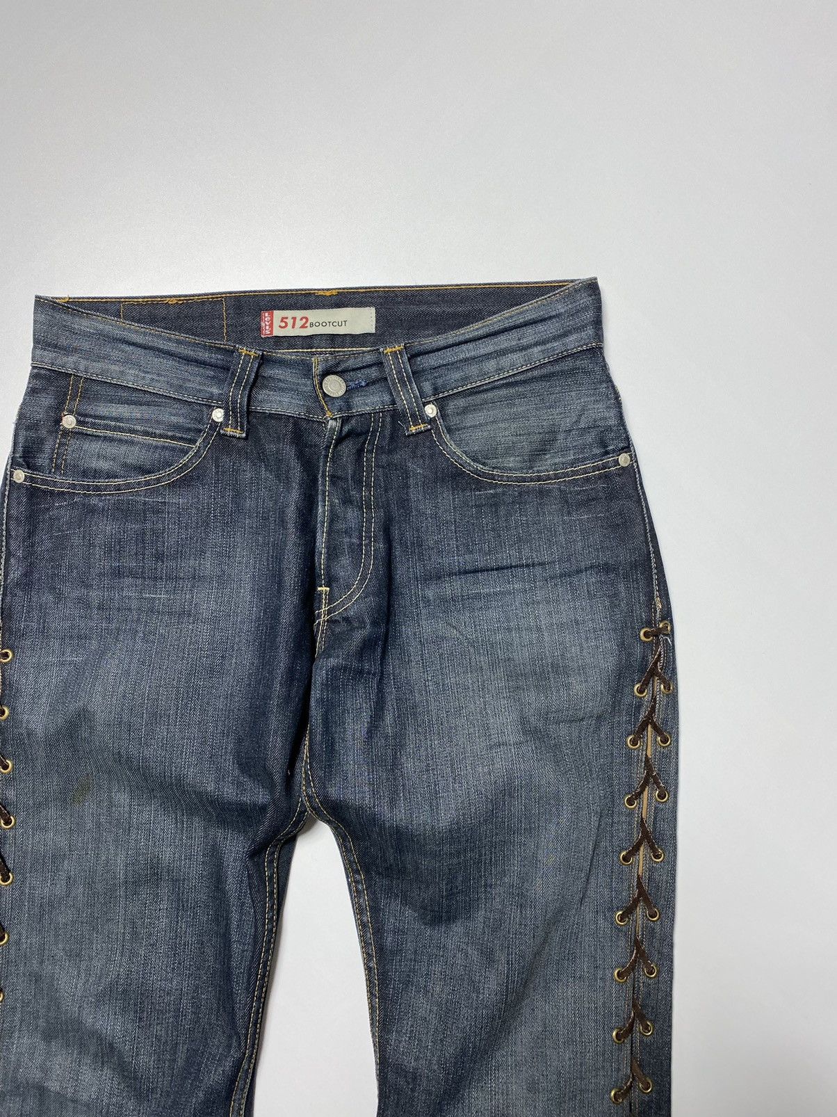 Levi's Vintage Levi's custom florals bandage flare jeans y2k Size US 30 / EU 46 - 10 Thumbnail