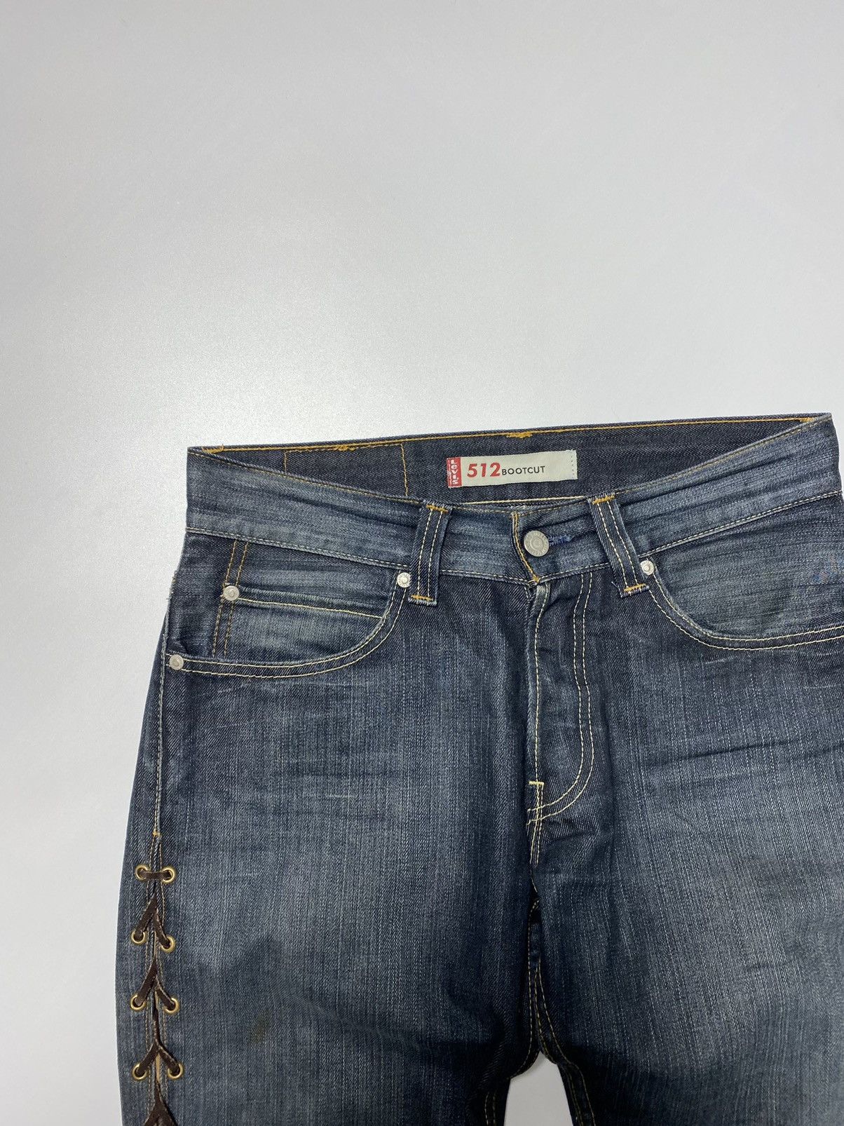 Levi's Vintage Levi's custom florals bandage flare jeans y2k Size US 30 / EU 46 - 9 Thumbnail