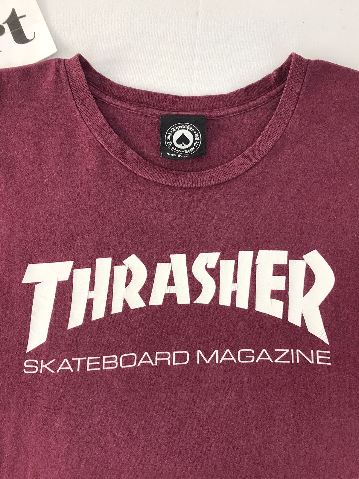 Thrasher Thrasher Skateboard Magazine Red Colour Tee Size US L / EU 52-54 / 3 - 4 Thumbnail