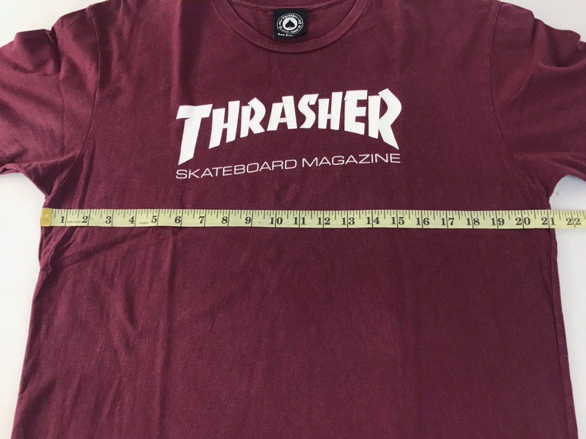 Thrasher Thrasher Skateboard Magazine Red Colour Tee Size US L / EU 52-54 / 3 - 7 Thumbnail