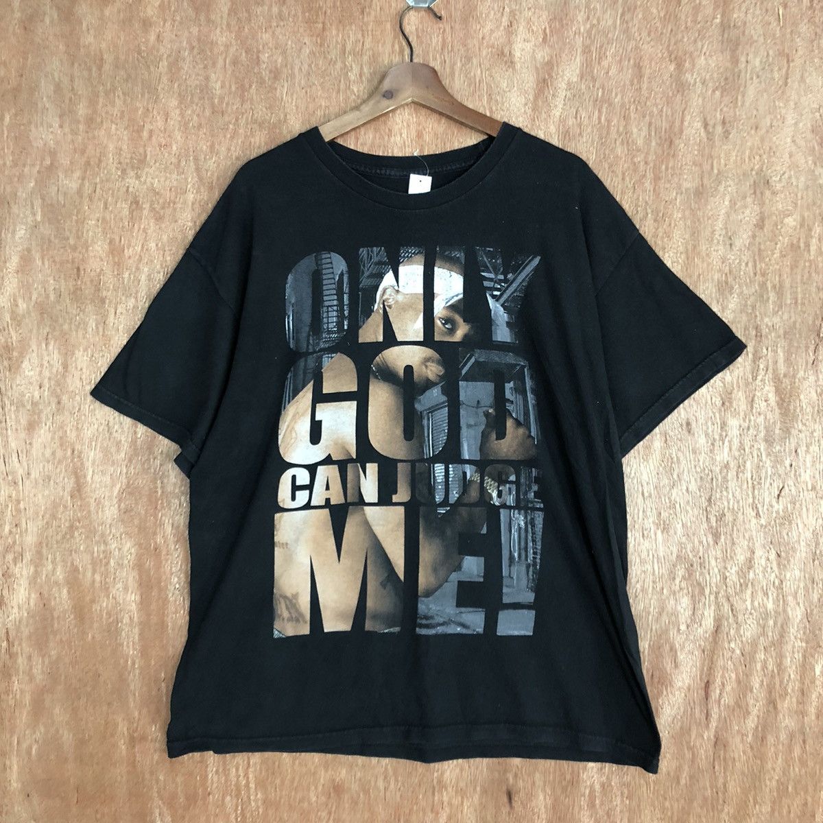 Chance The Rapper DLL Tupac Shakur Only God Can Judge Me Tshirt #1443 Size US L / EU 52-54 / 3 - 3 Thumbnail