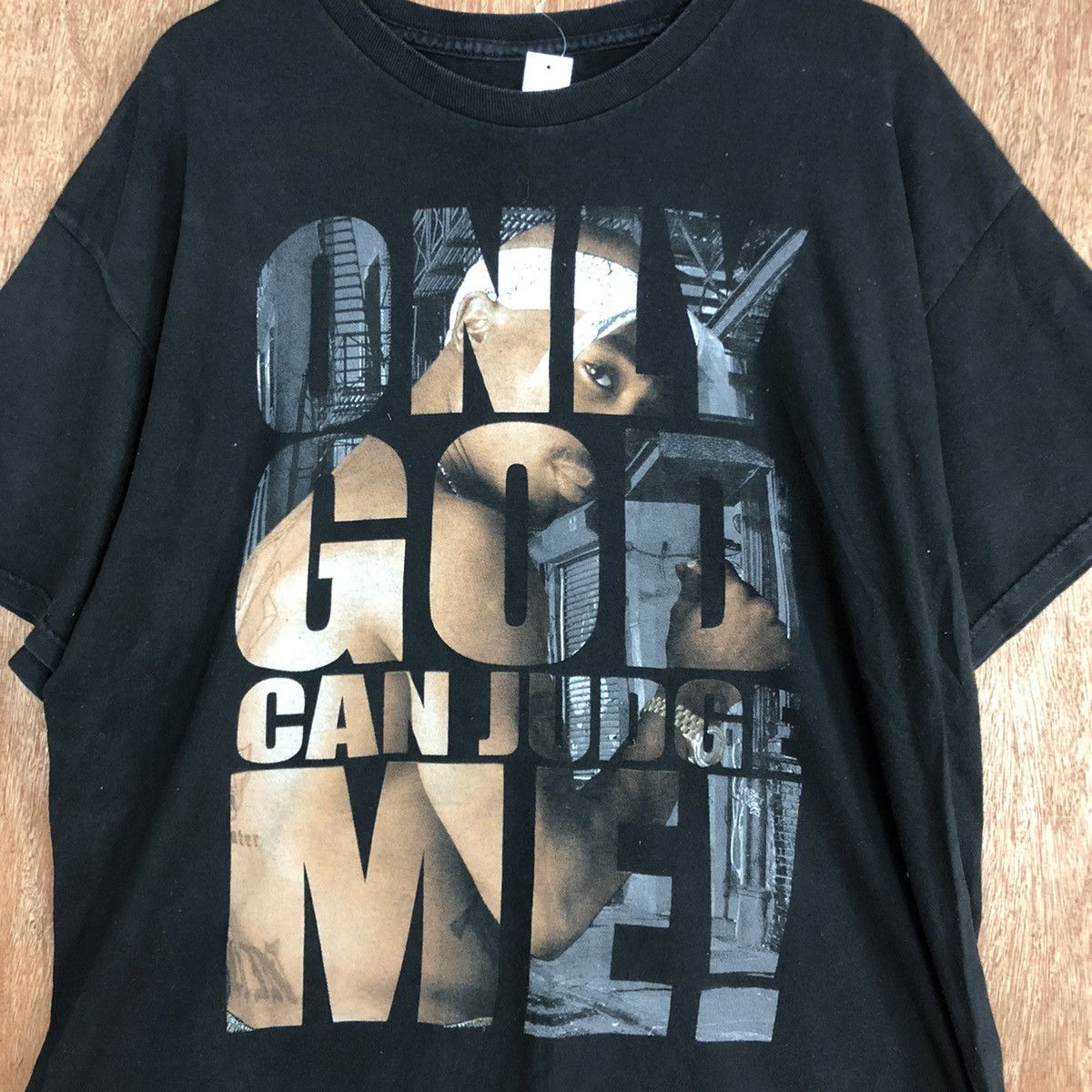 Chance The Rapper DLL Tupac Shakur Only God Can Judge Me Tshirt #1443 Size US L / EU 52-54 / 3 - 7 Thumbnail