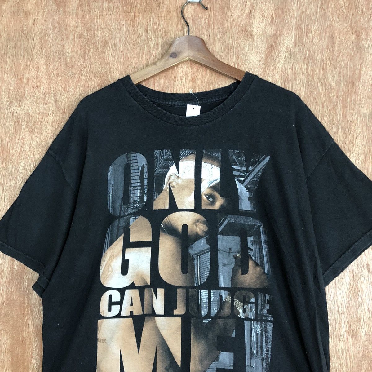 Chance The Rapper DLL Tupac Shakur Only God Can Judge Me Tshirt #1443 Size US L / EU 52-54 / 3 - 6 Thumbnail