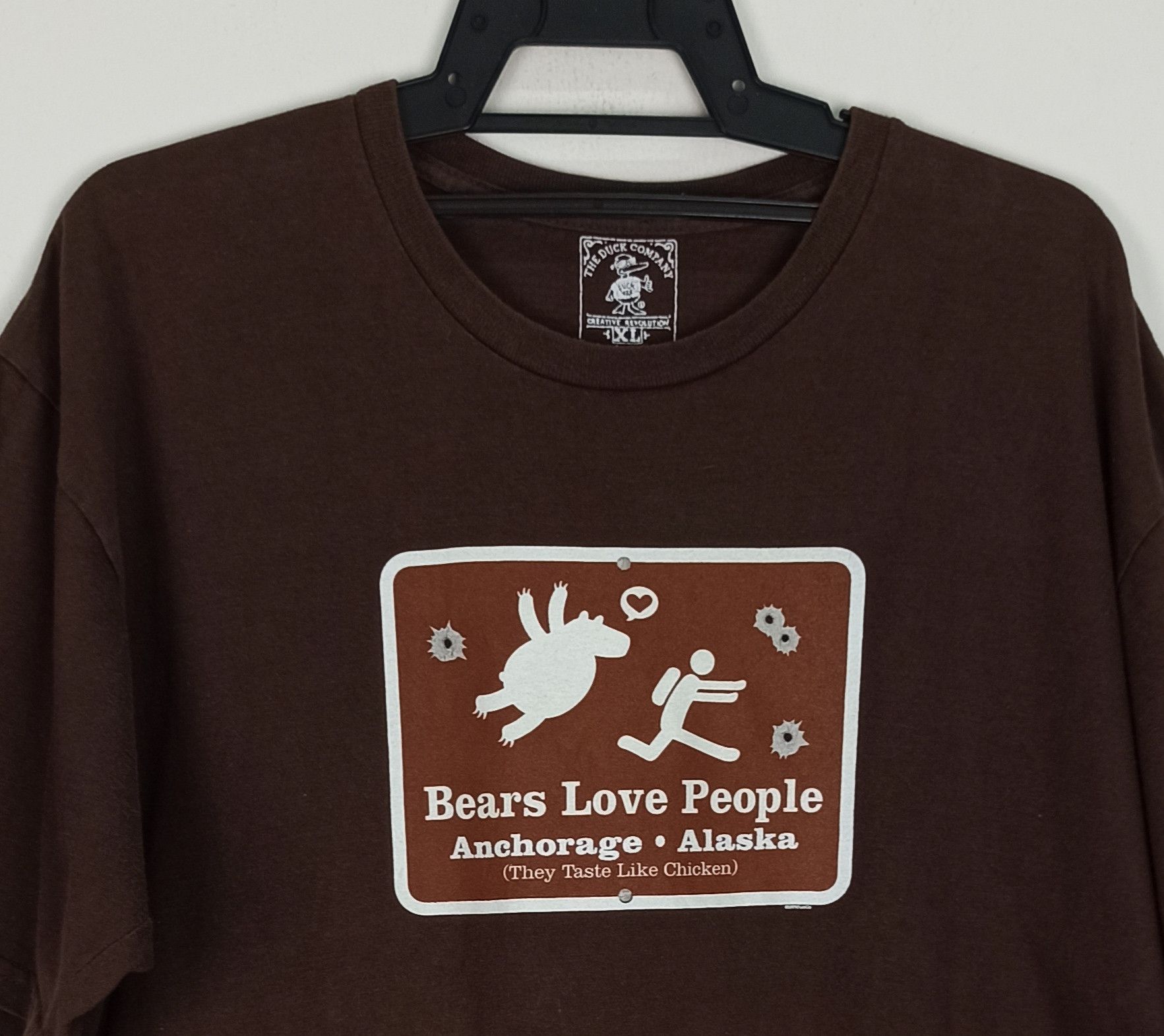 Vintage Rare The duck company tee Bears Love People Tshirt Size US XL / EU 56 / 4 - 2 Thumbnail