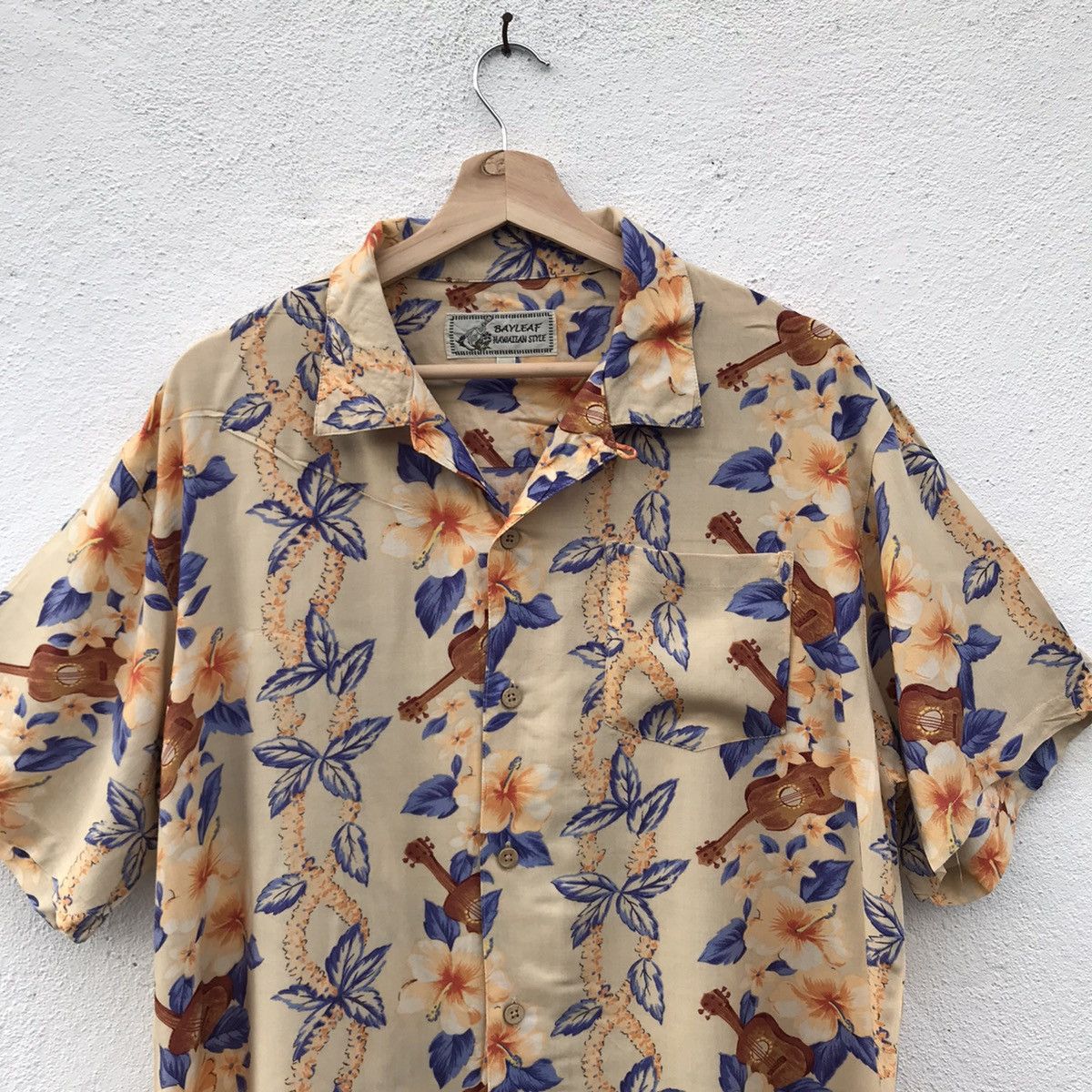 Japanese Brand Bay Leaf Hawaiian Style Rayon Hawaiian Shirt Size US L / EU 52-54 / 3 - 2 Thumbnail