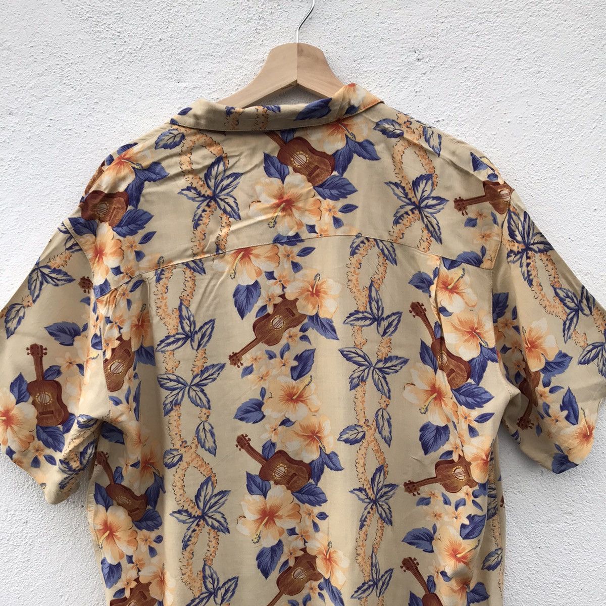 Japanese Brand Bay Leaf Hawaiian Style Rayon Hawaiian Shirt Size US L / EU 52-54 / 3 - 5 Thumbnail