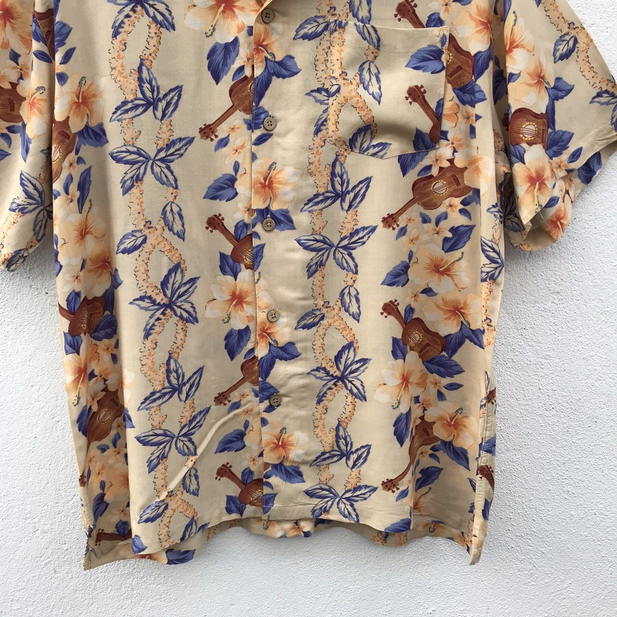 Japanese Brand Bay Leaf Hawaiian Style Rayon Hawaiian Shirt Size US L / EU 52-54 / 3 - 3 Thumbnail