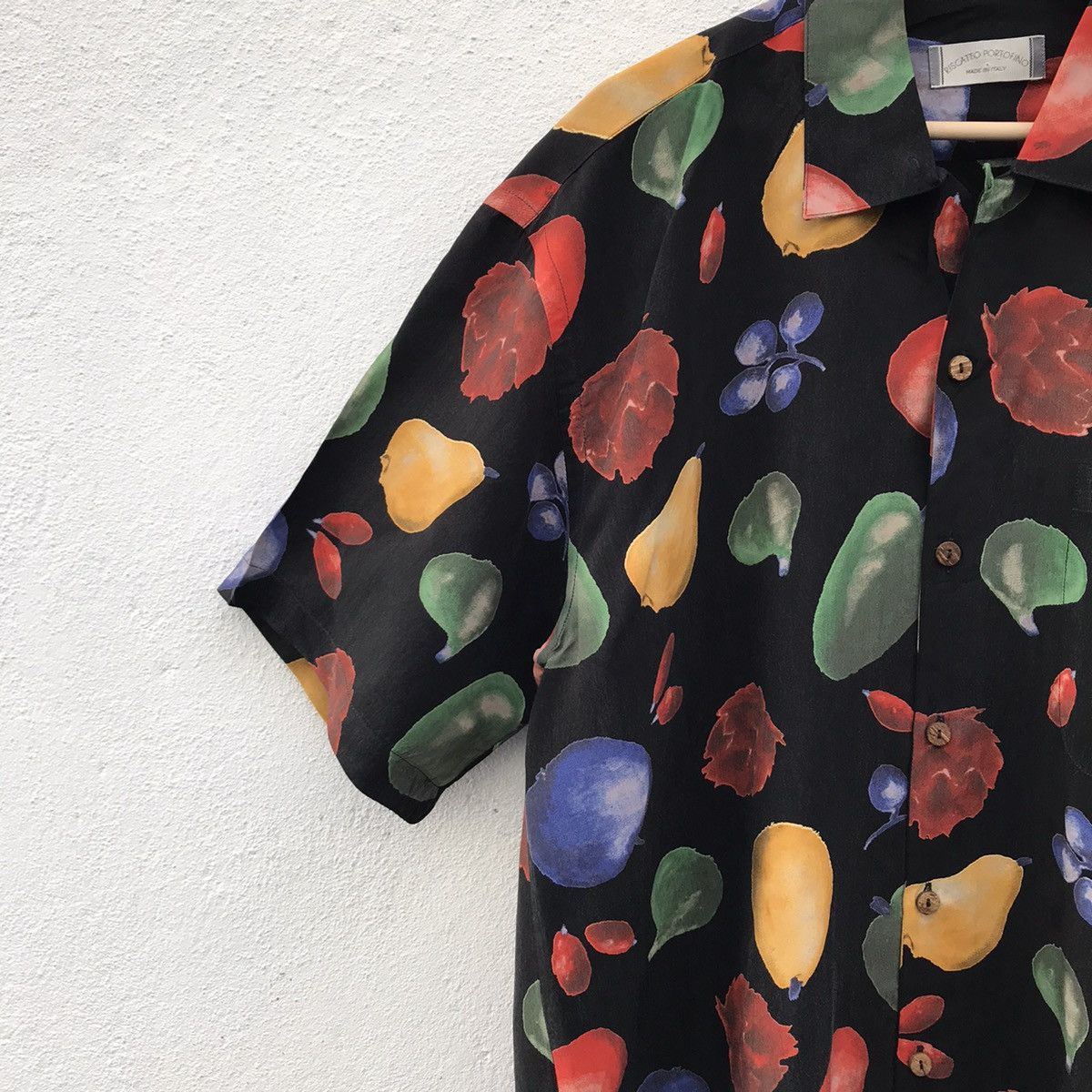 Designer Riscatto Portofino Fruits Design Hawaiian Shirt Size US M / EU 48-50 / 2 - 4 Thumbnail