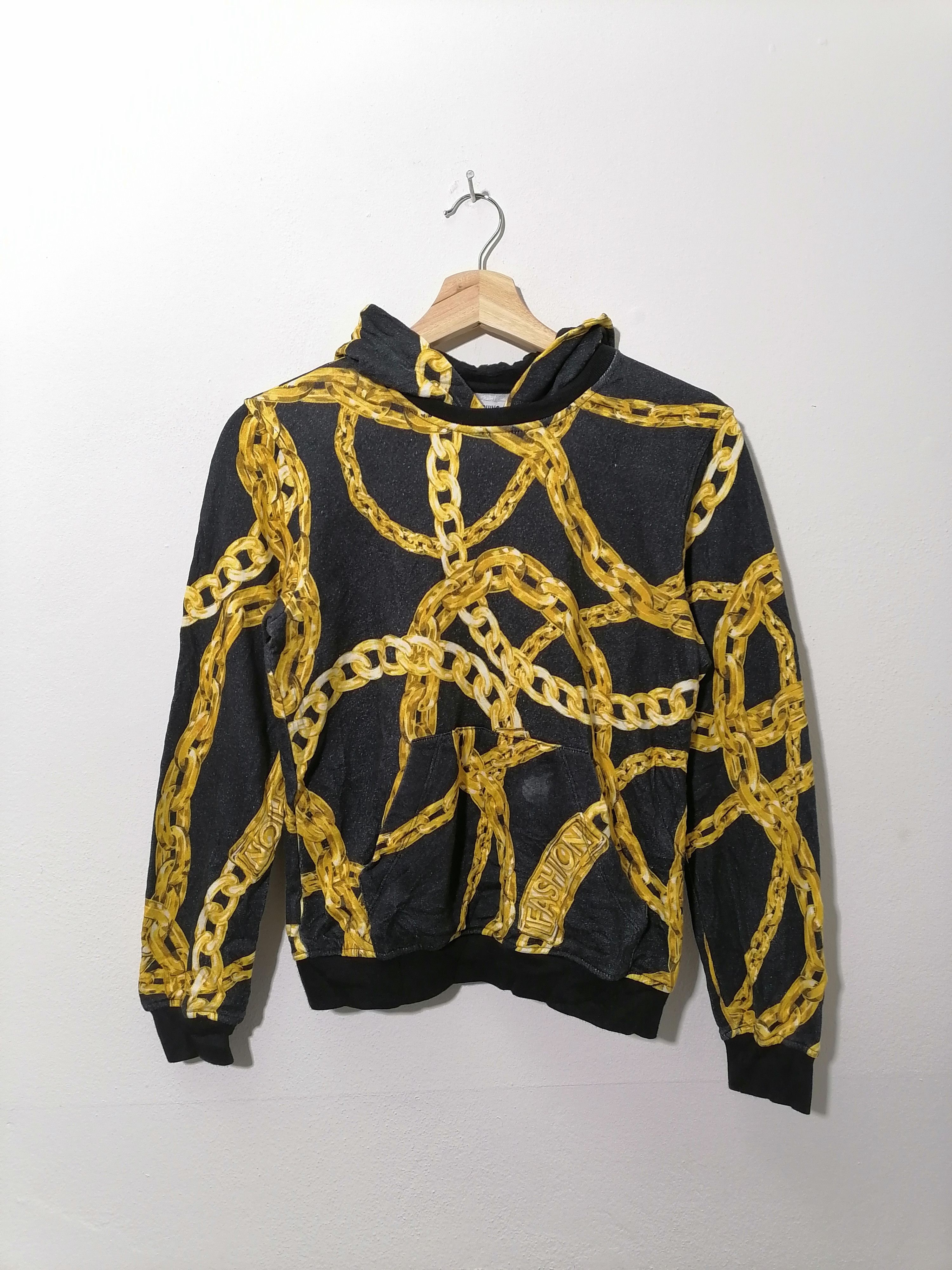 Moschino Teen Gold Chain Hoodie