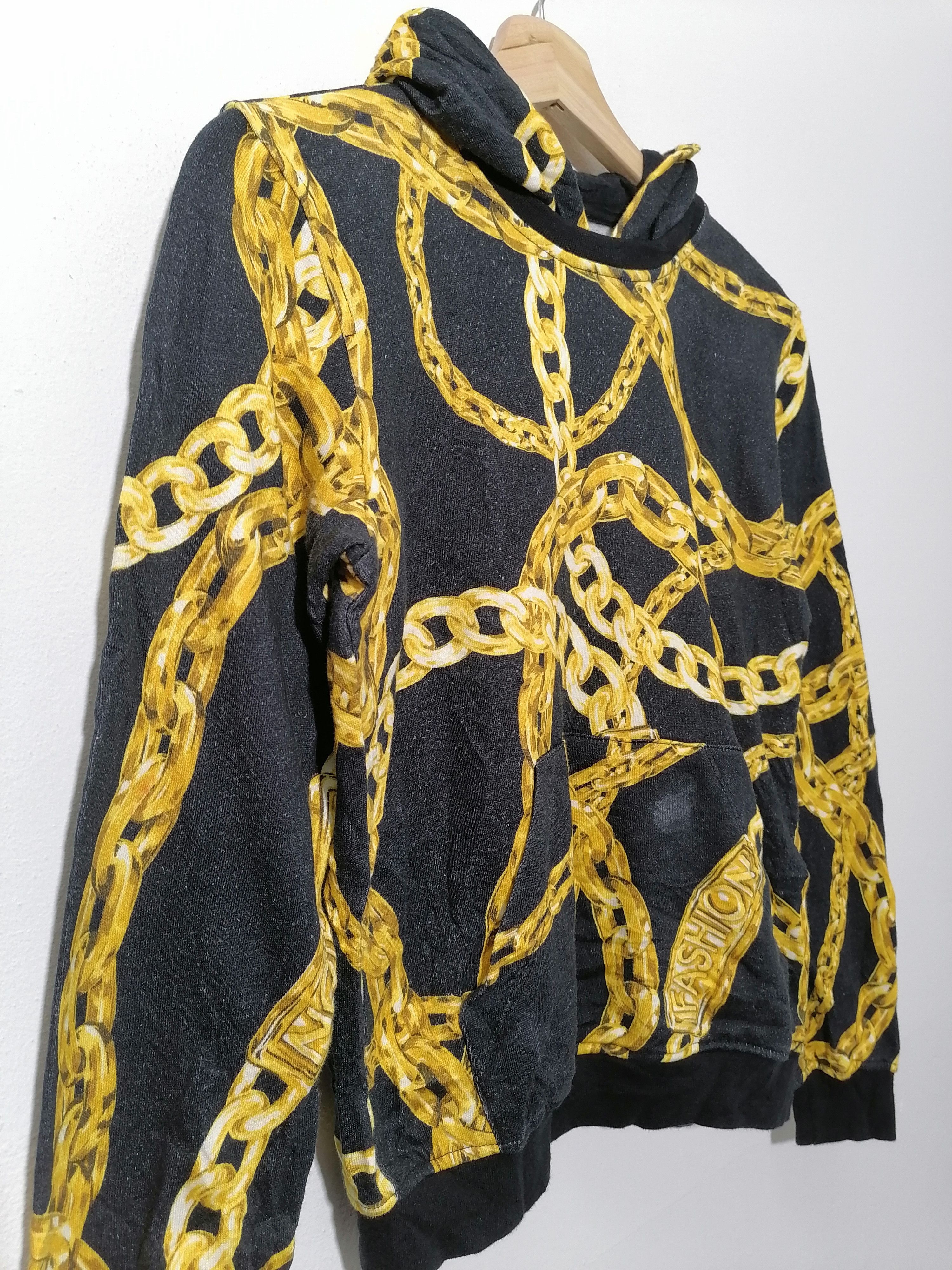Moschino Moschino Teen Gold Chain Hoodie Size US S / EU 44-46 / 1 - 2 Thumbnail