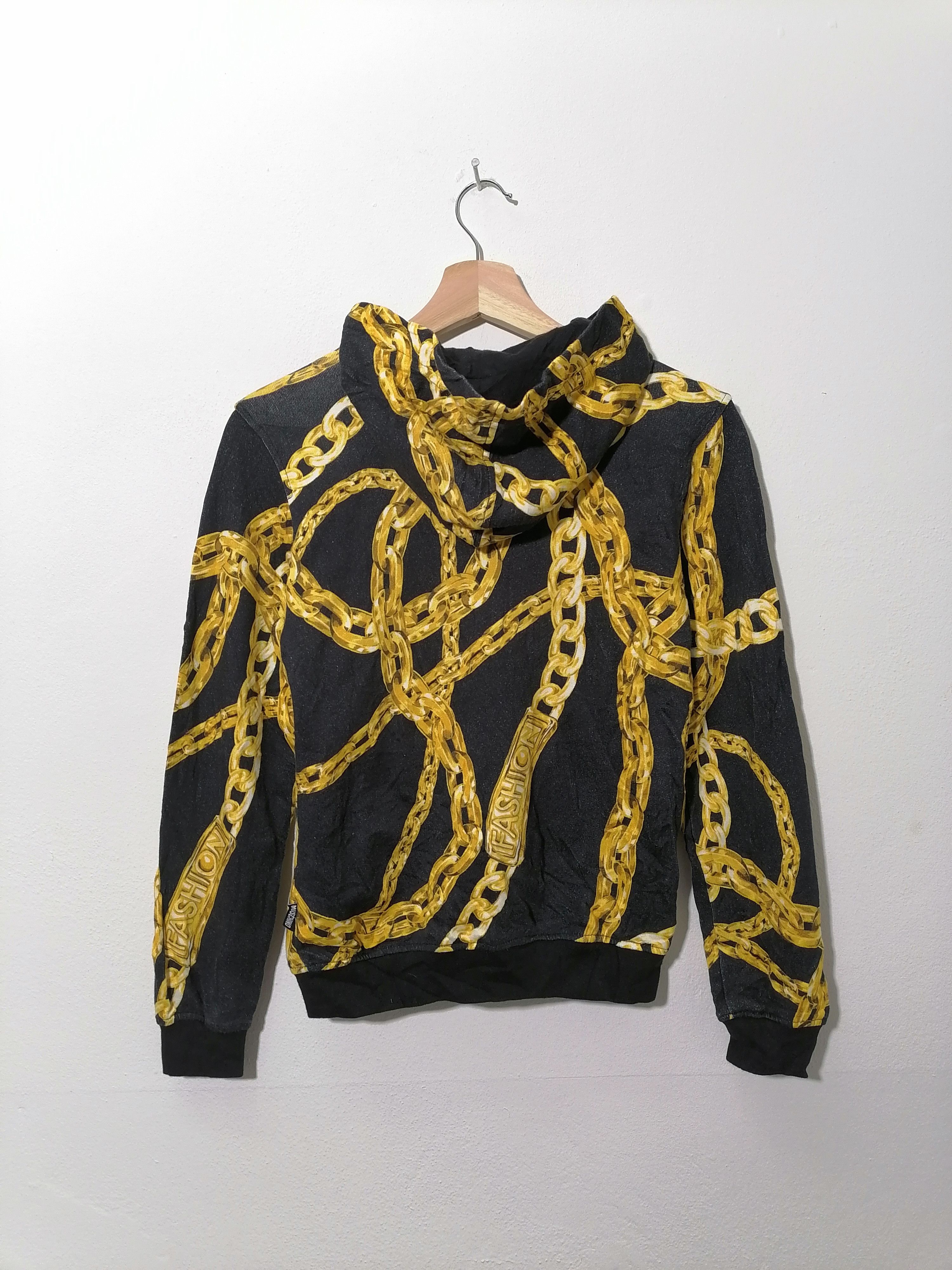 Moschino Moschino Teen Gold Chain Hoodie Size US S / EU 44-46 / 1 - 3 Thumbnail