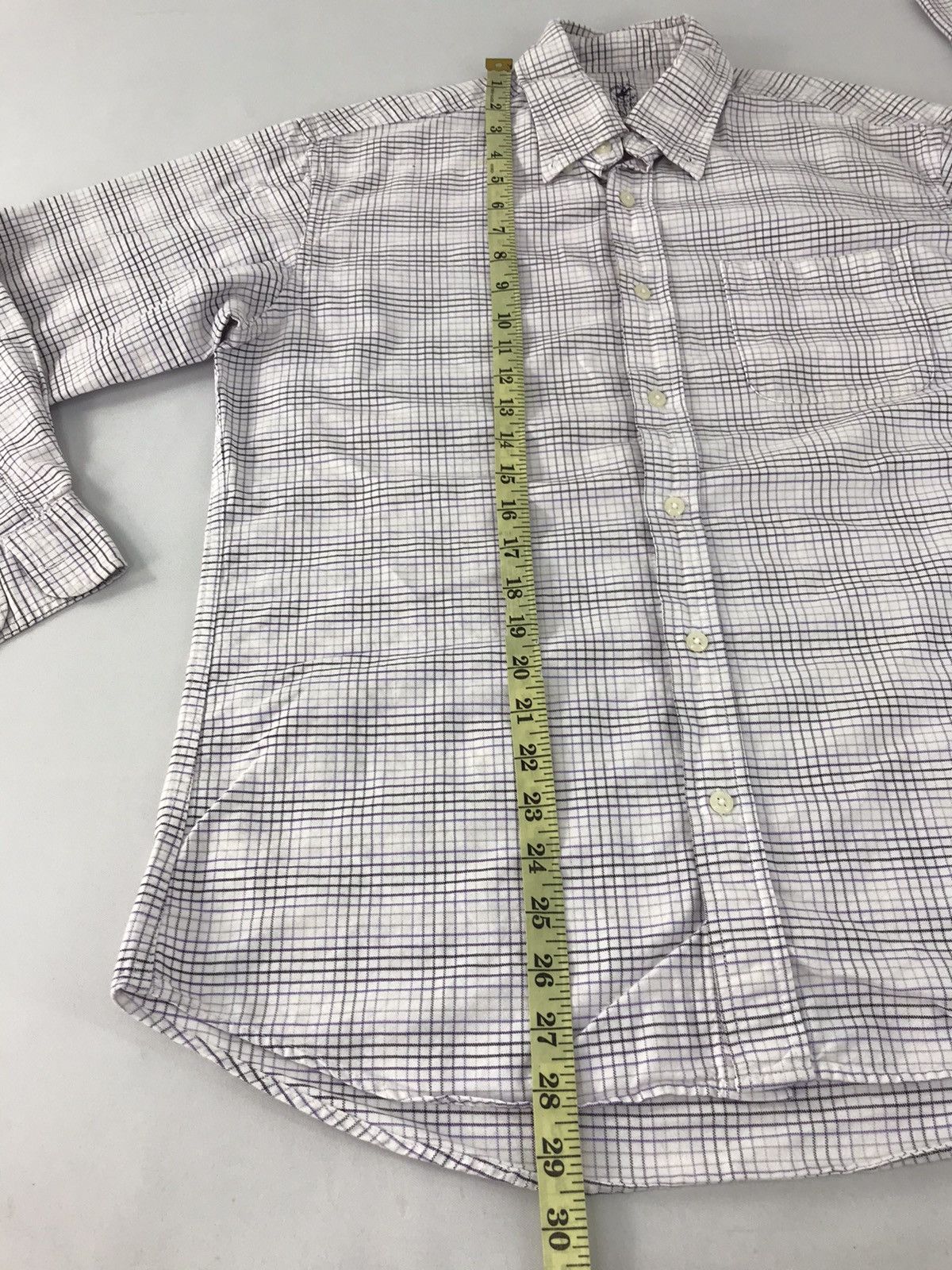 Beverly Hills Polo Club Beverly Hills Polo Club Single Pocket Plaid Check K135j Size US L / EU 52-54 / 3 - 11 Thumbnail