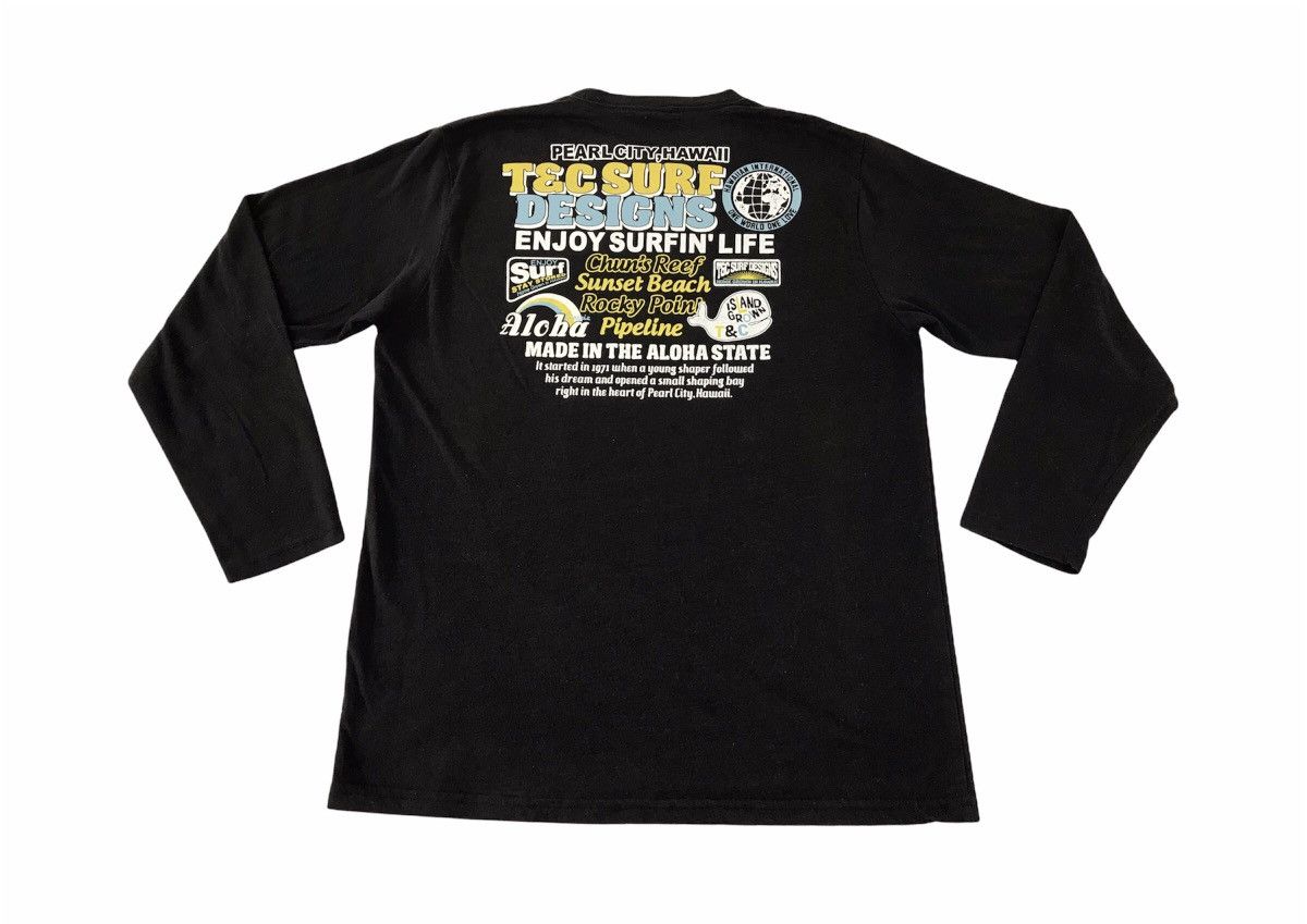 Japanese Brand × Vintage T&C Surf Design Aloha Surfing Striped K141j Size US M / EU 48-50 / 2 - 1 Thumbnail