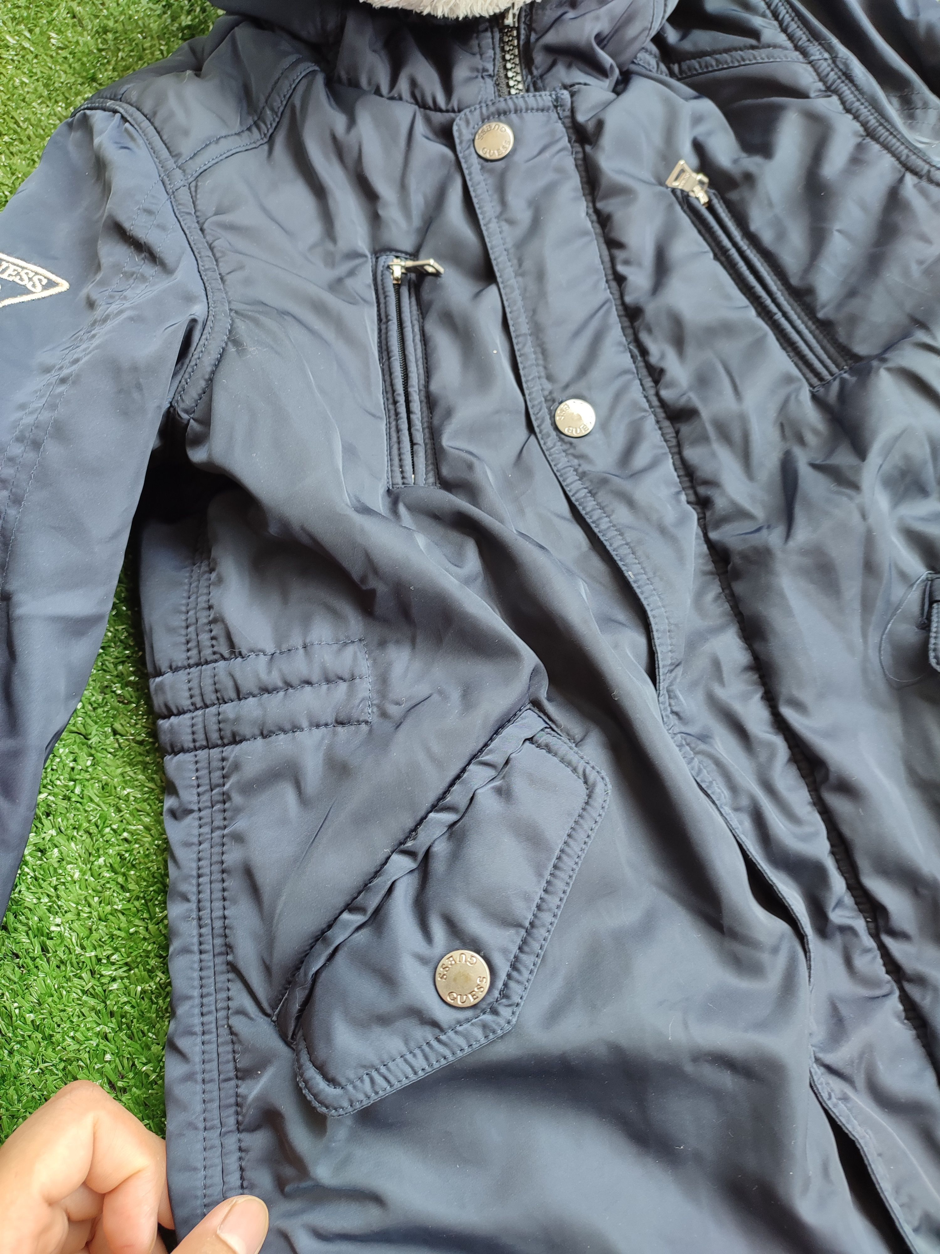 Guess × Vintage Vintage Guess Sherpa Jacket Size US XXS / EU 40 - 7 Thumbnail