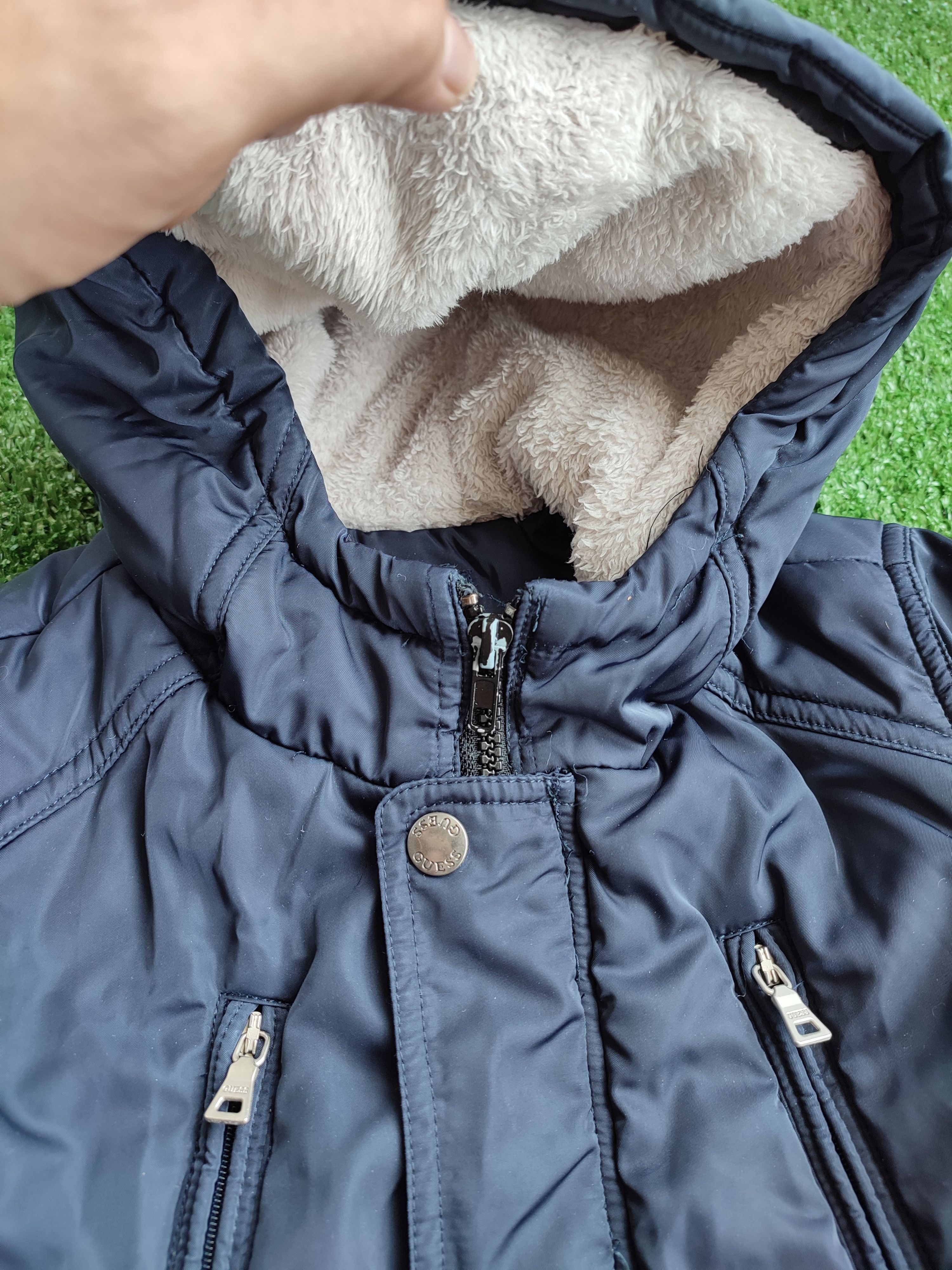 Guess × Vintage Vintage Guess Sherpa Jacket Size US XXS / EU 40 - 6 Thumbnail